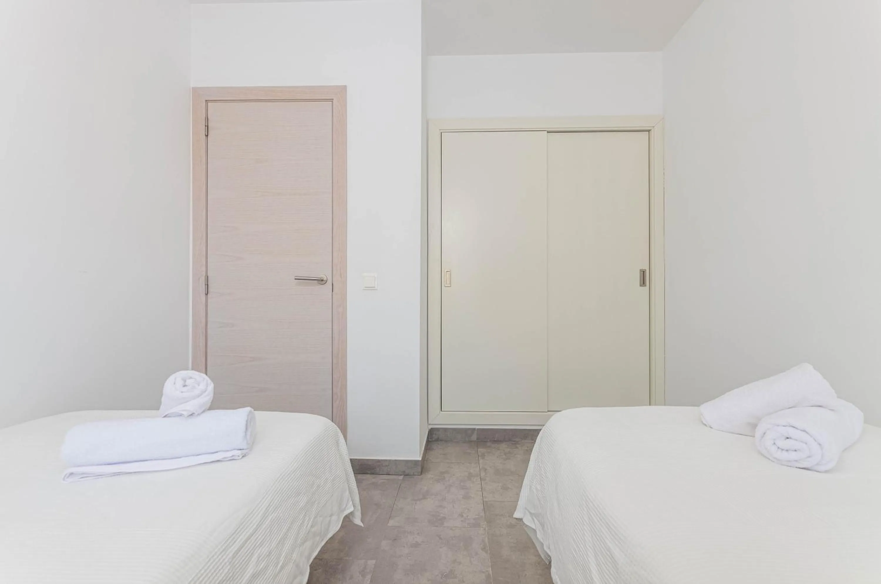 Bed in Acapulco Apartments