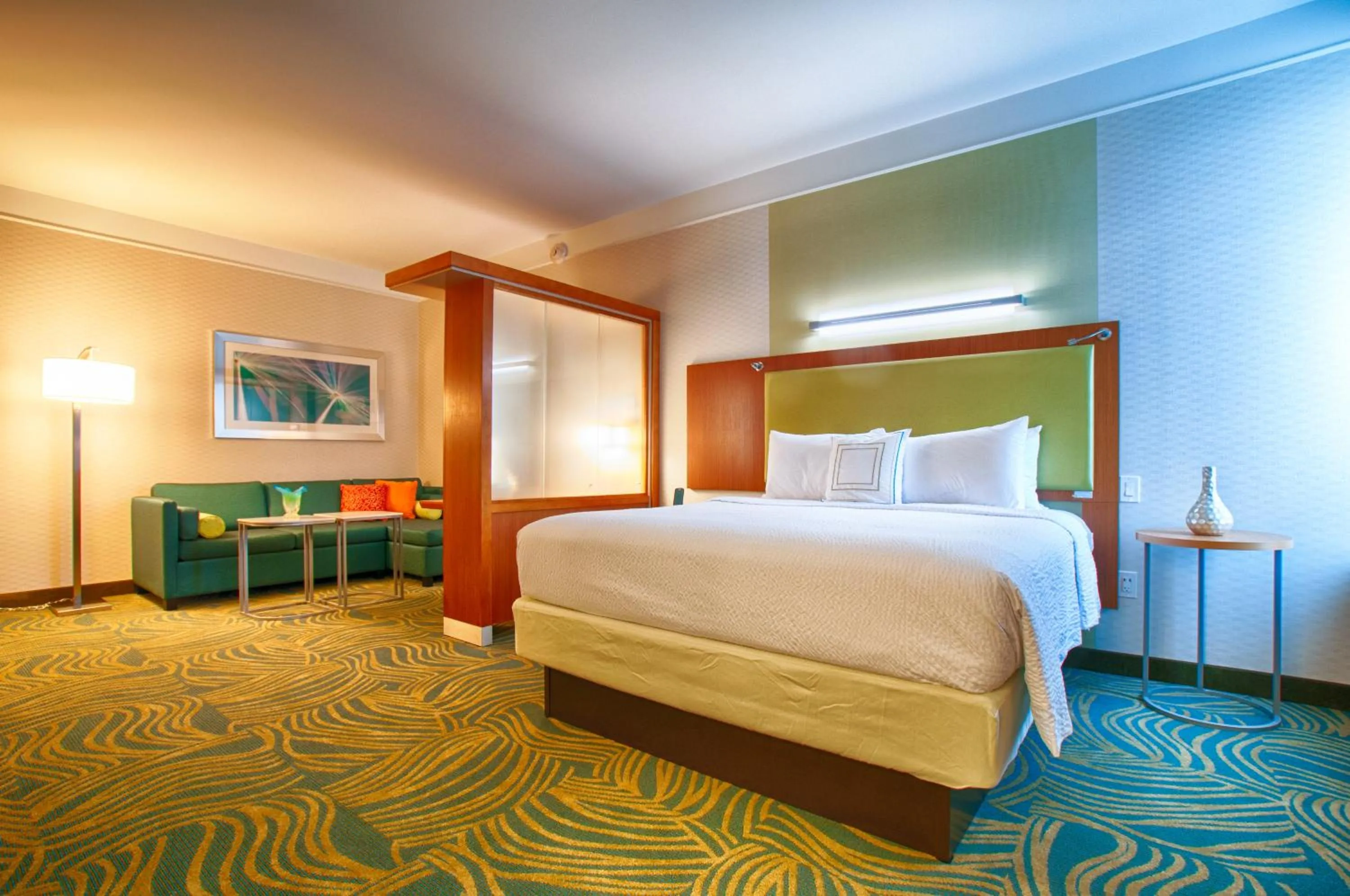 Bed in SpringHill Suites by Marriott Canton