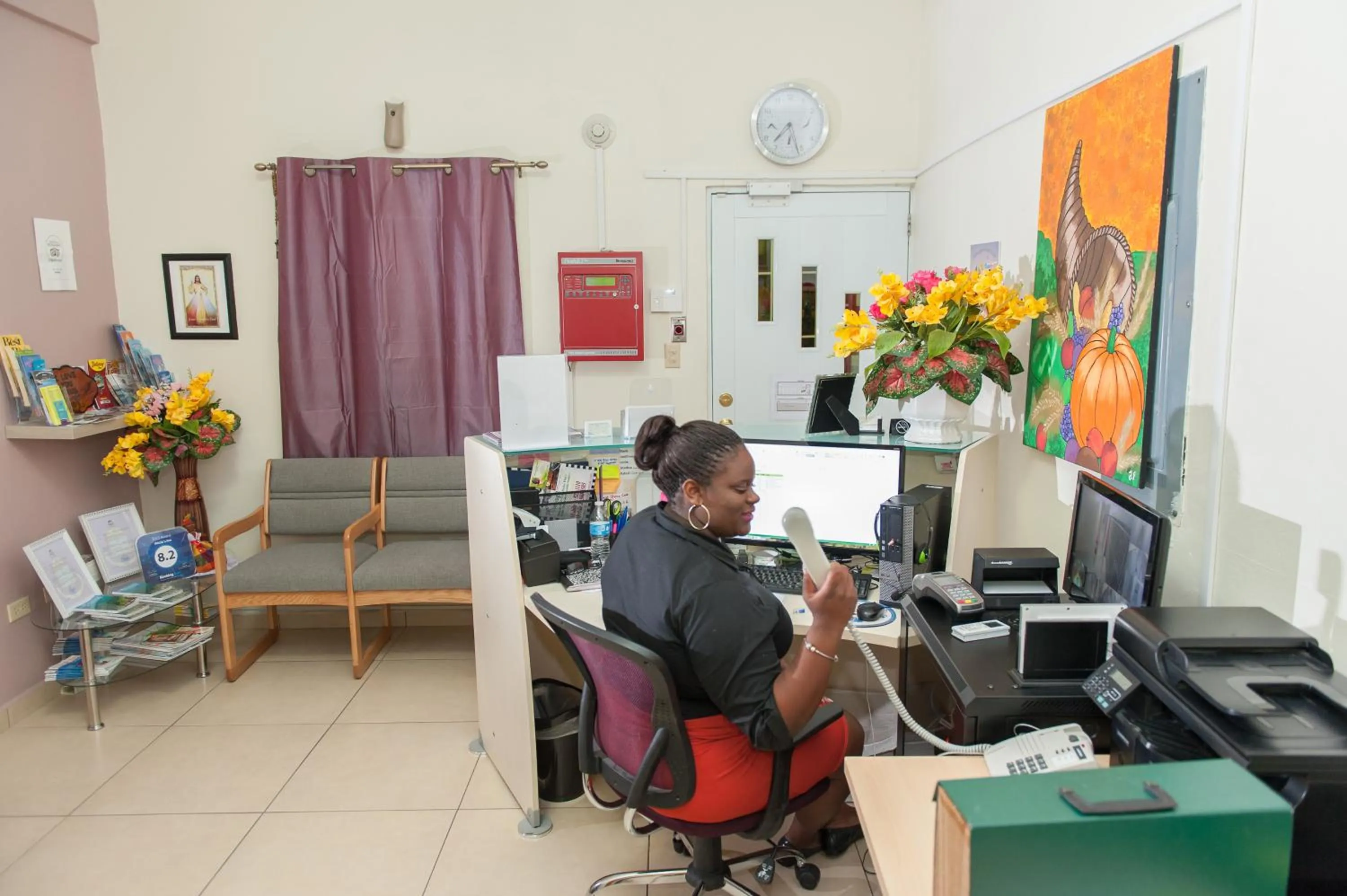 Lobby or reception in Alicia's Inn