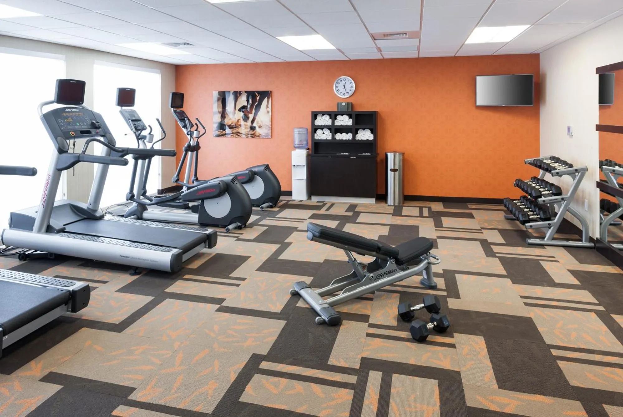 Fitness centre/facilities in Courtyard by Marriott Houston North/Shenandoah