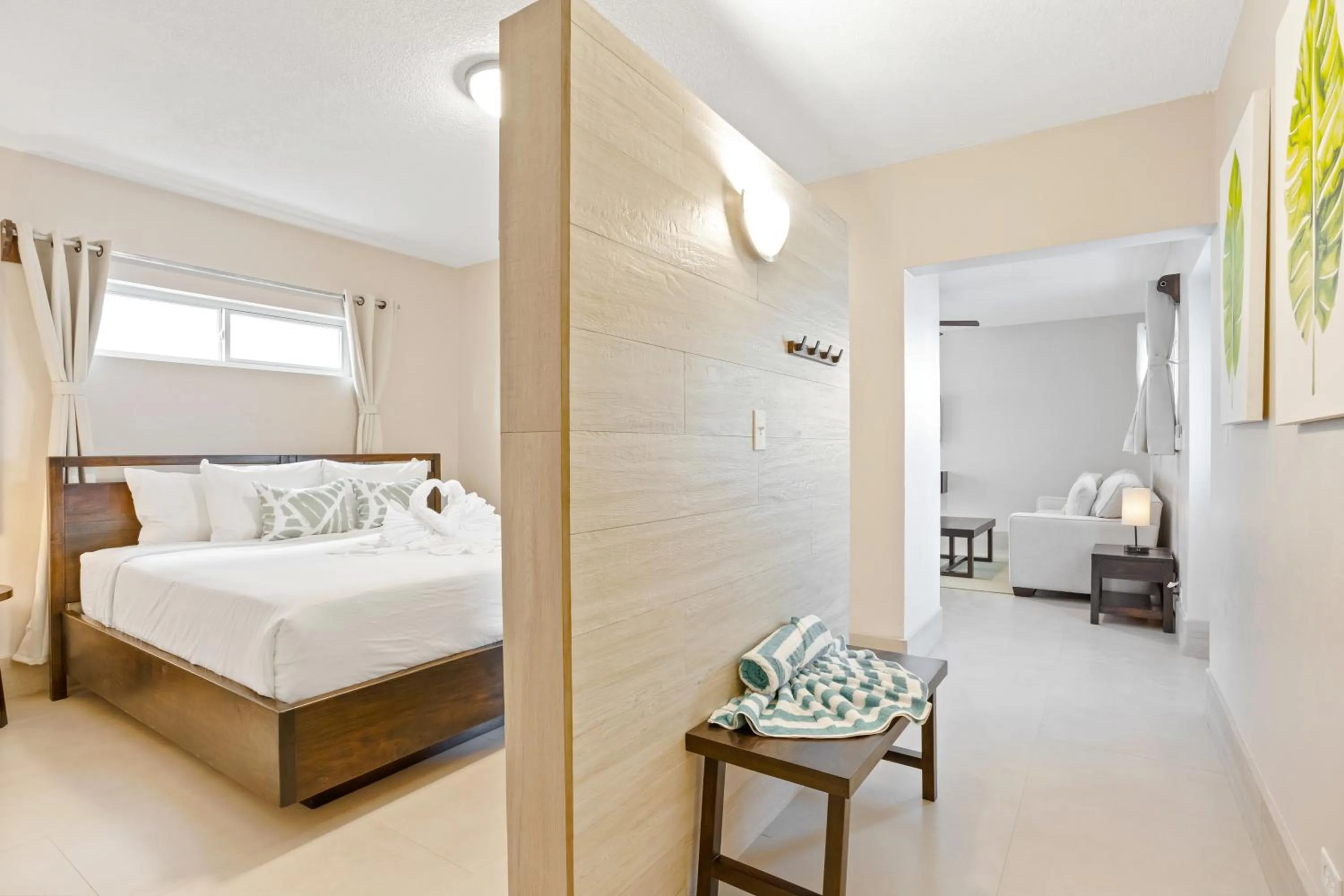 Balcony/Terrace, Bed in Bananas On The Beach