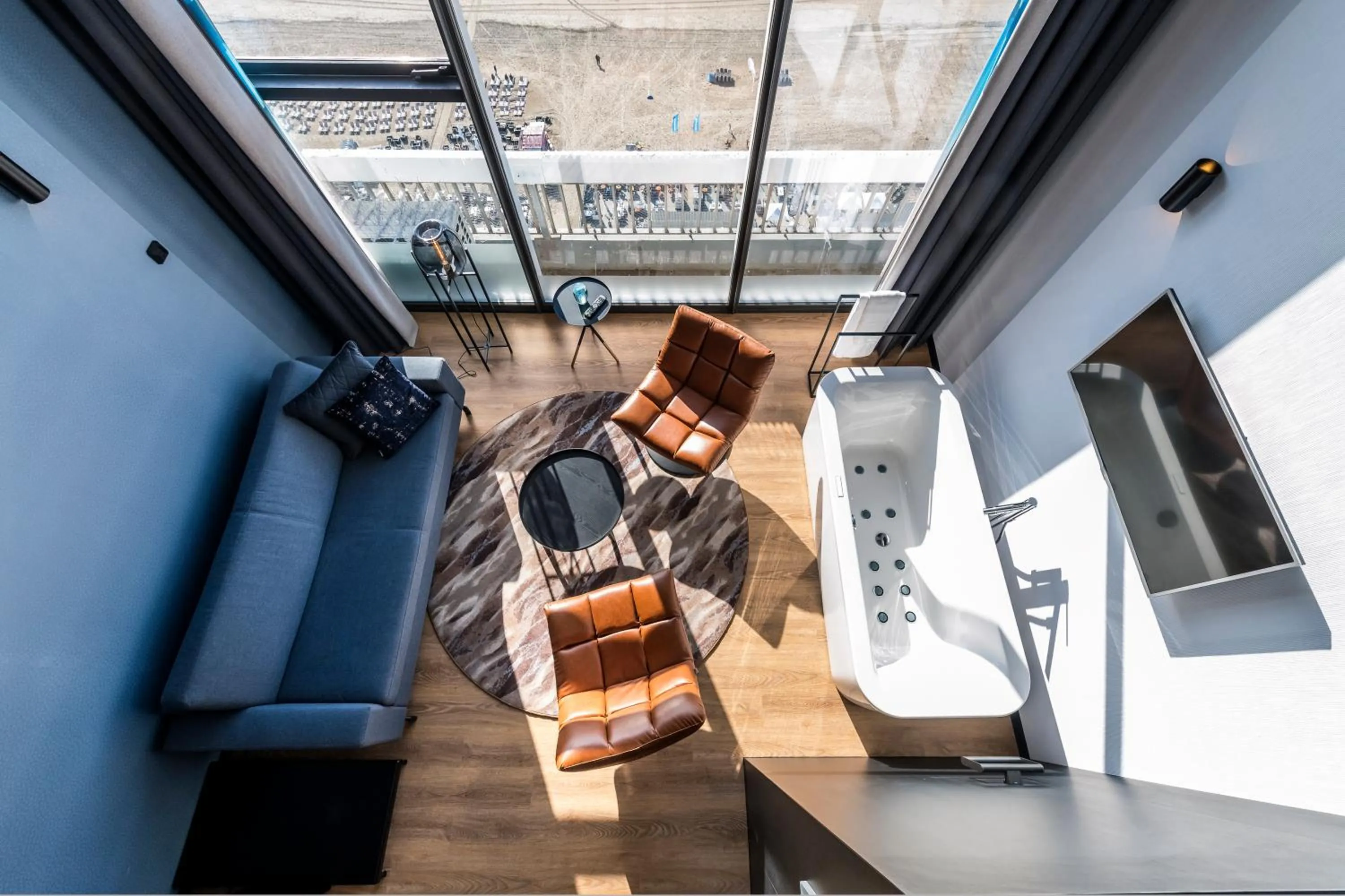 Living room in Palace Hotel Zandvoort