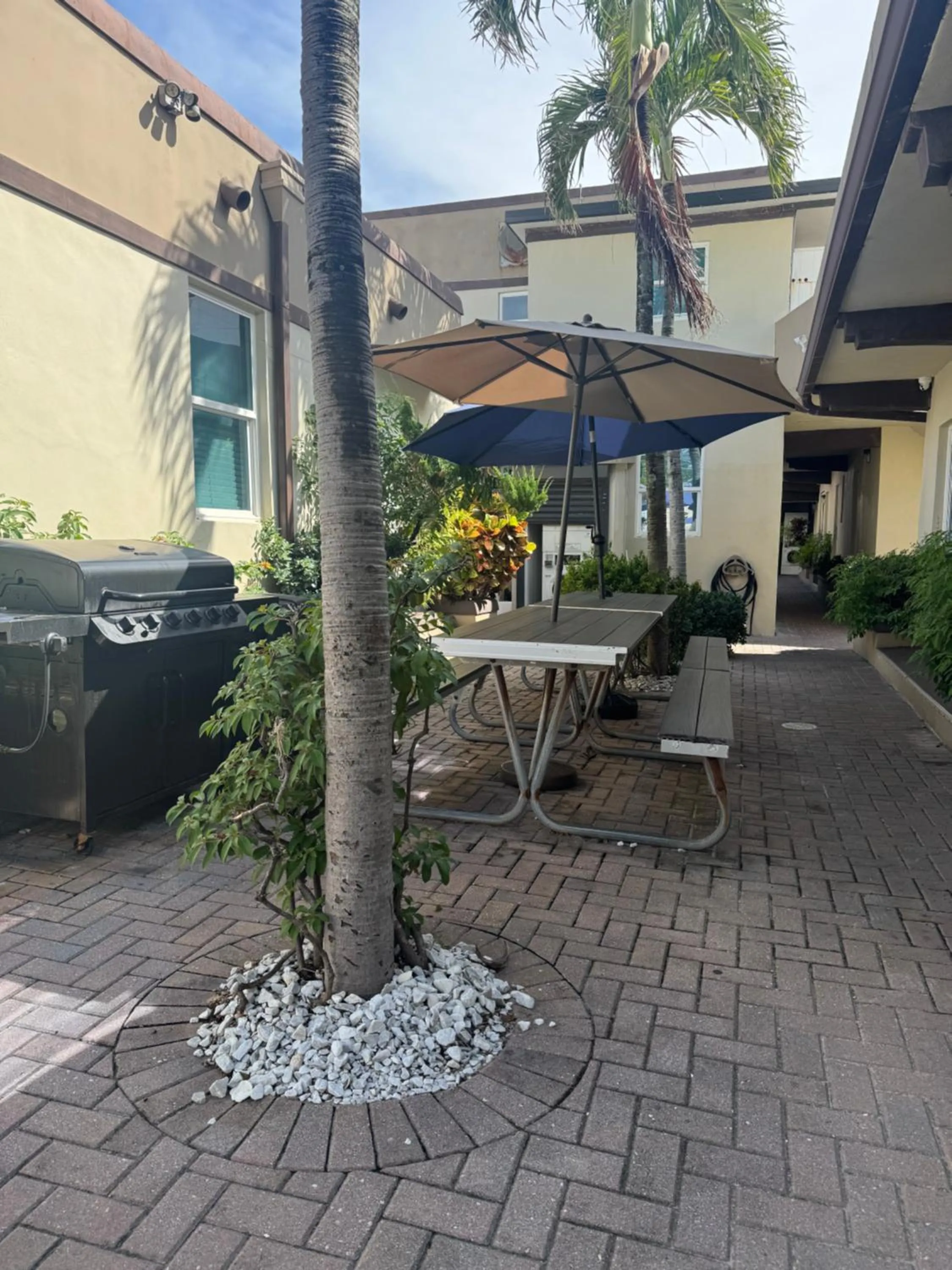 Patio in Caribbean Resort by the Ocean