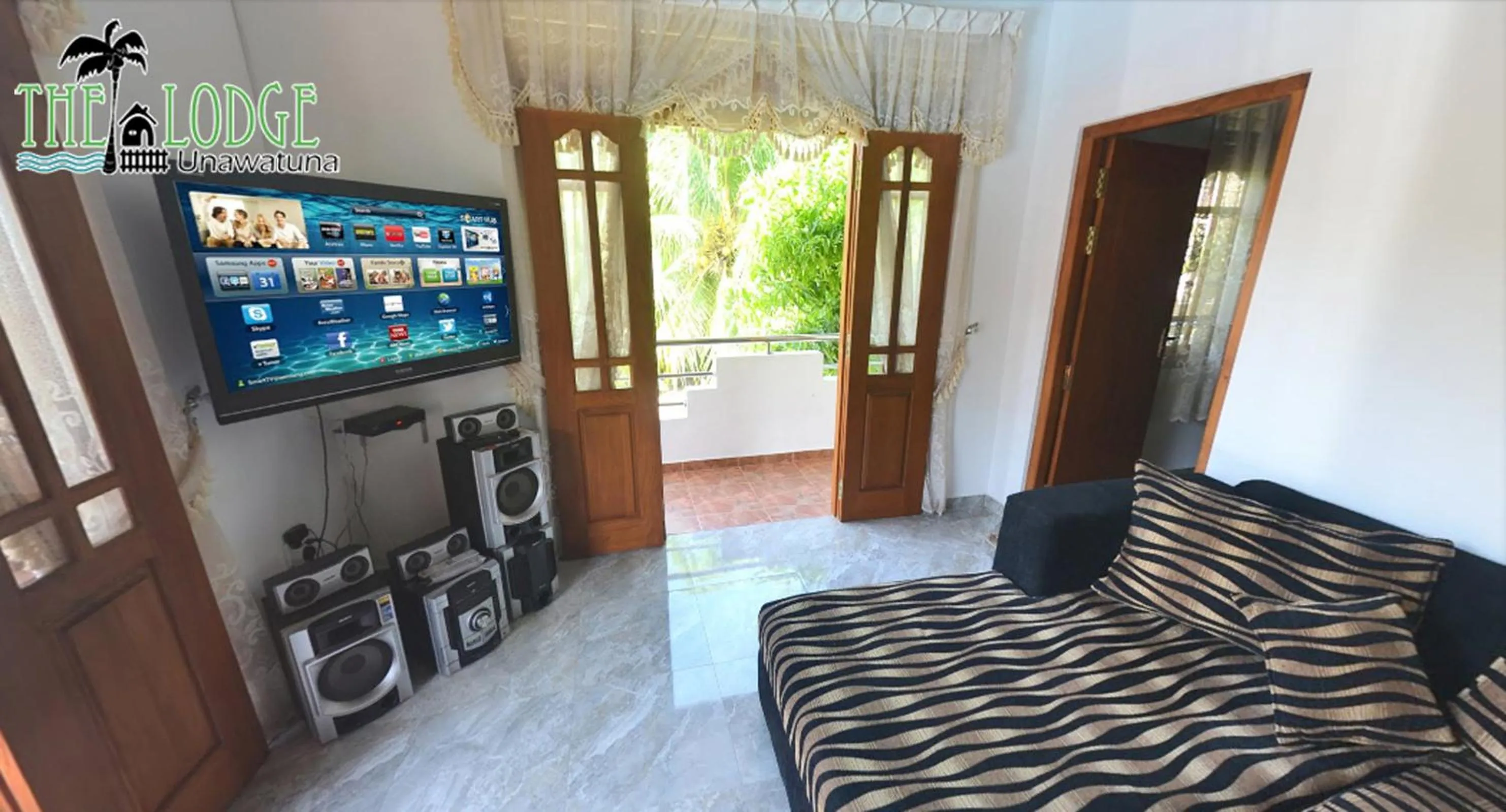 TV and multimedia, Bed in The Lodge Unawatuna