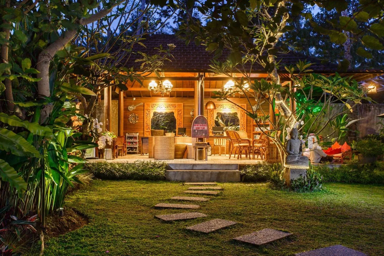 Lobby or reception in Ubud Raya Villa