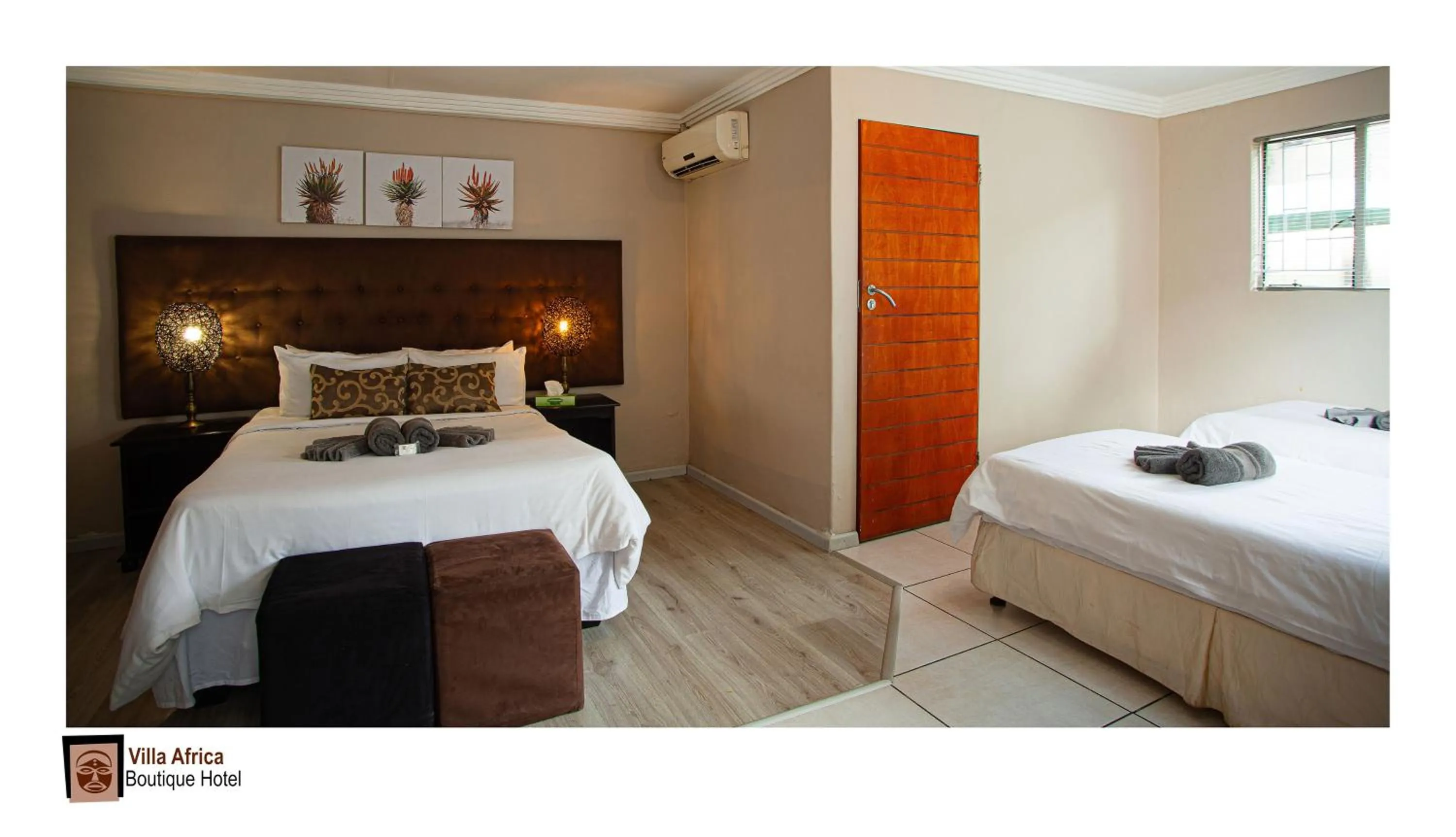 Bed in Villa Africa Boutique Hotel & Spa