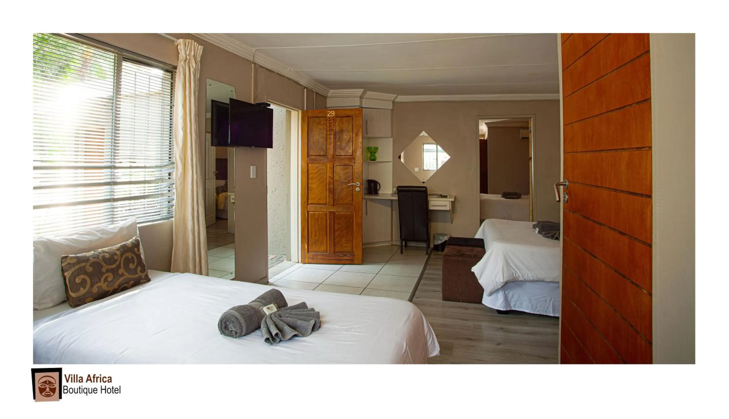 Bed in Villa Africa Boutique Hotel & Spa