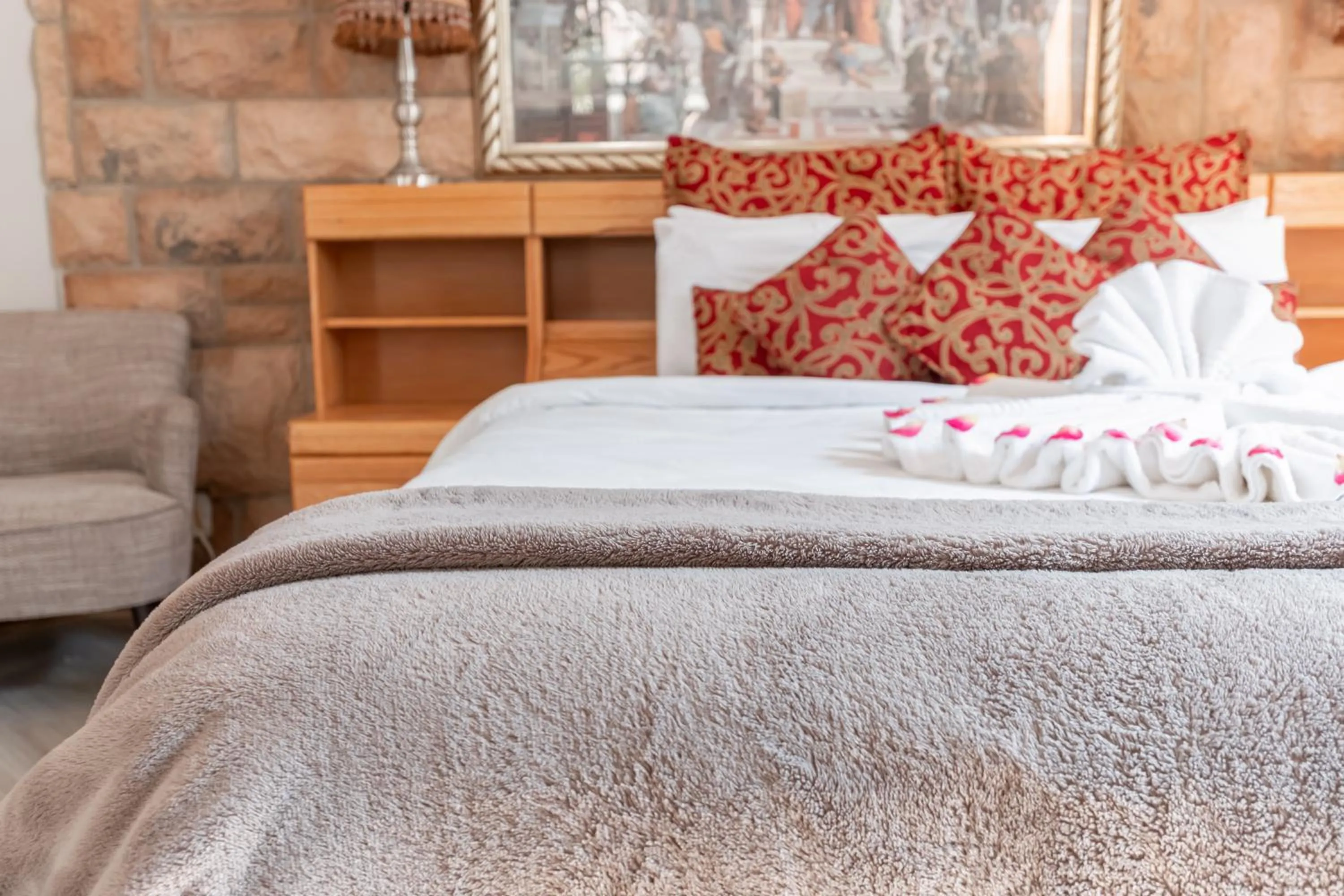 Bed in Villa Africa Boutique Hotel & Spa