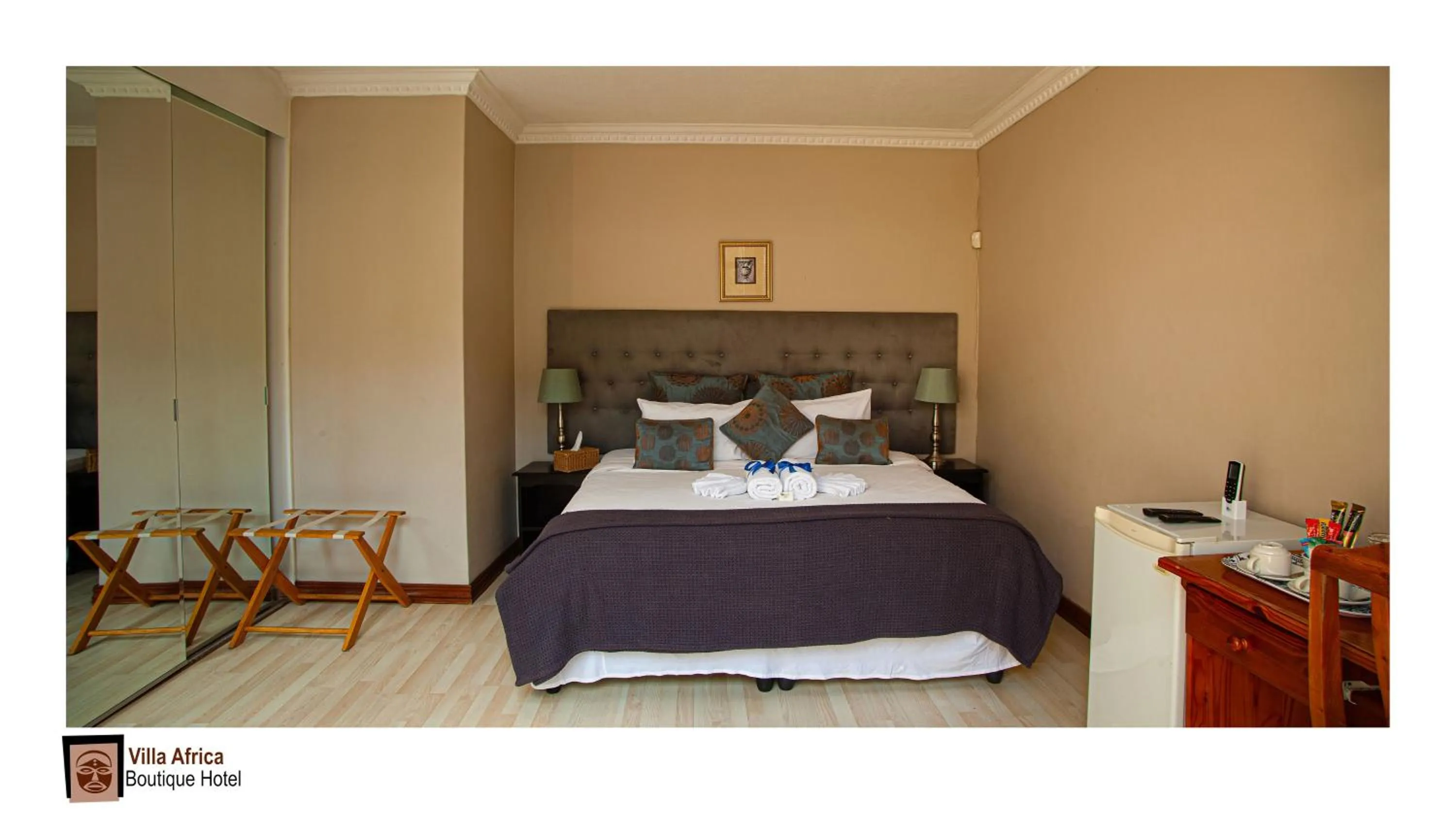 Bed in Villa Africa Boutique Hotel & Spa