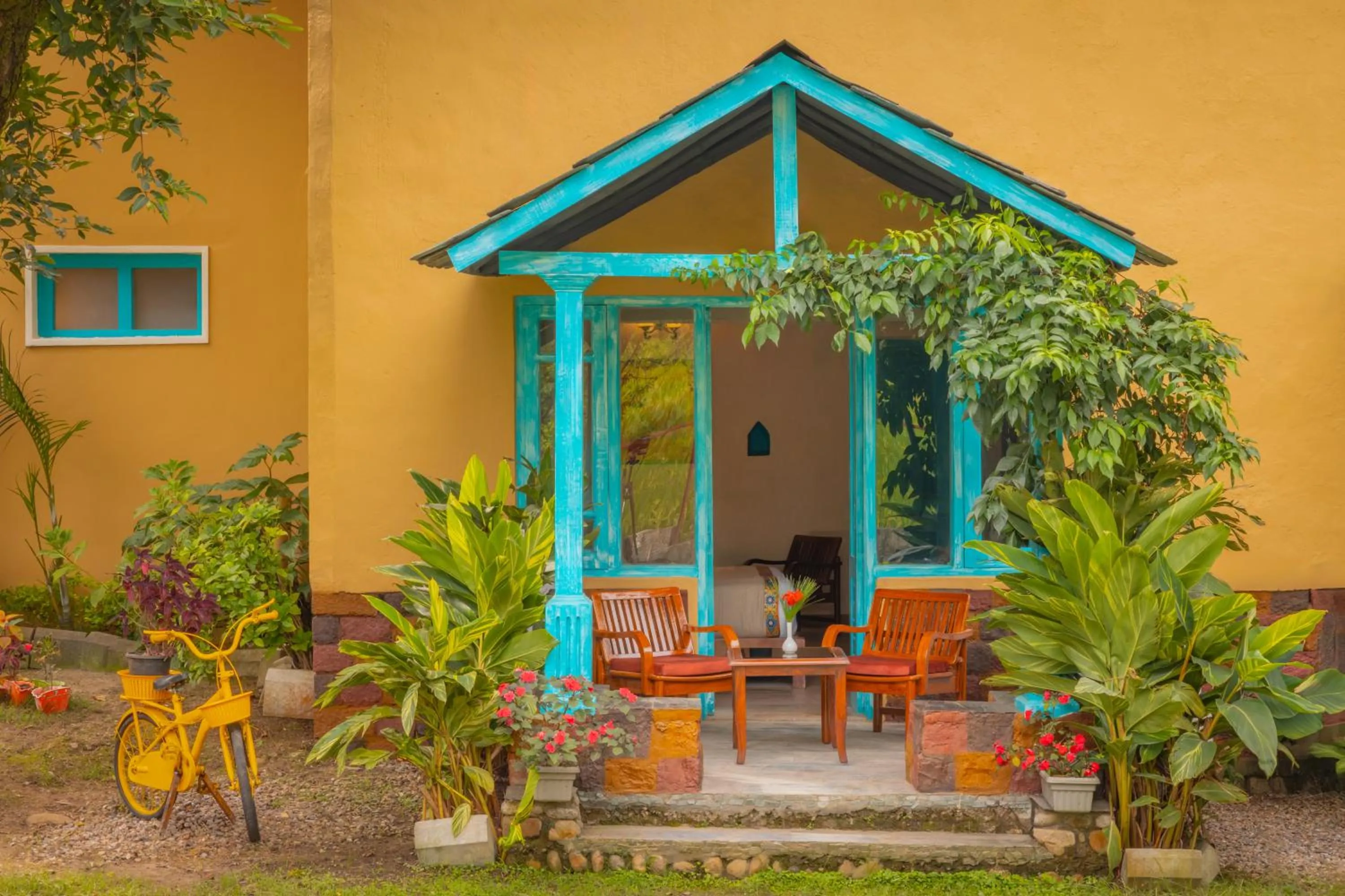 Garden in Tree of Life Birdsong Chalets , Dharamshala