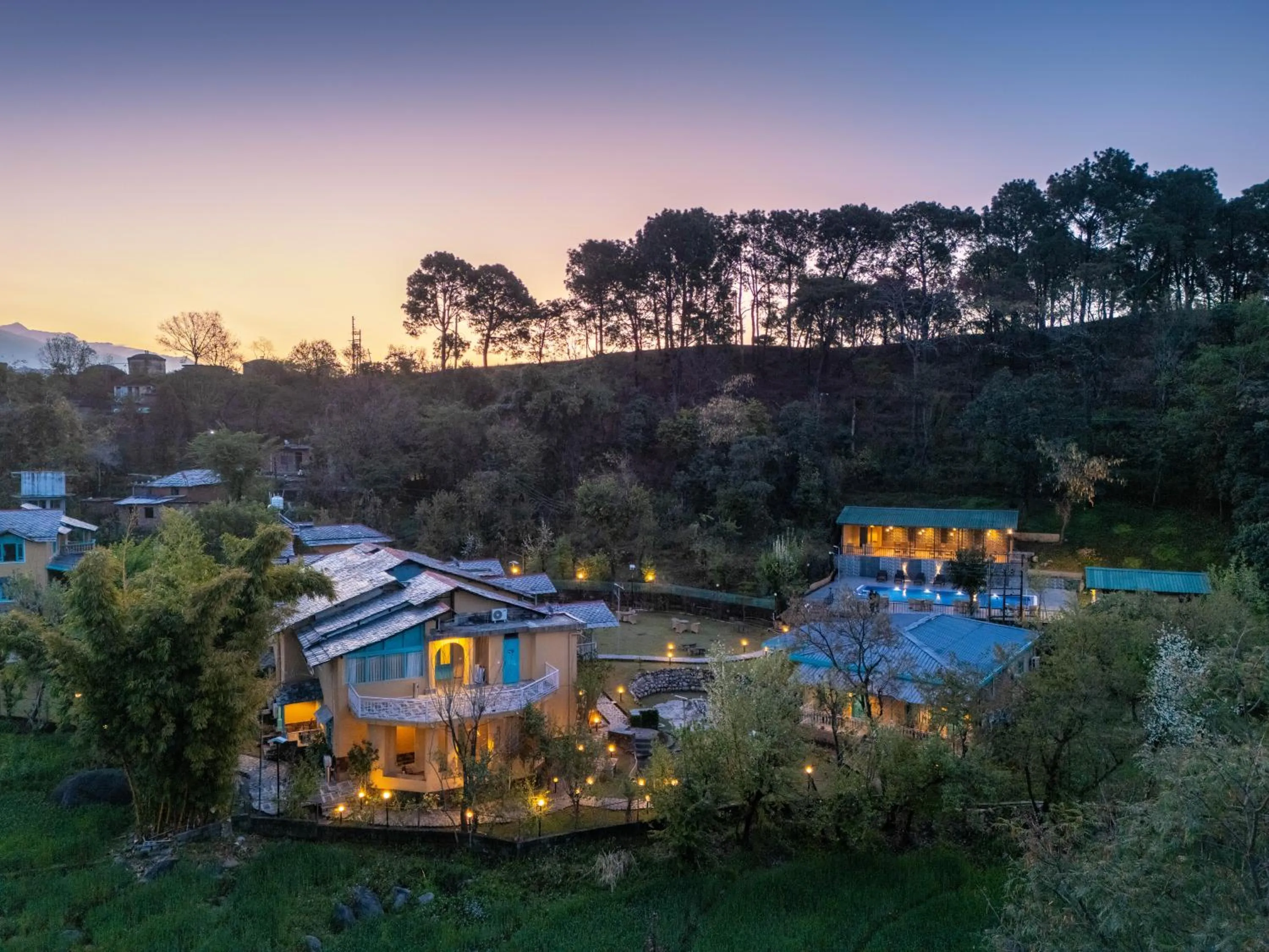 Property building in Tree of Life Birdsong Chalets , Dharamshala