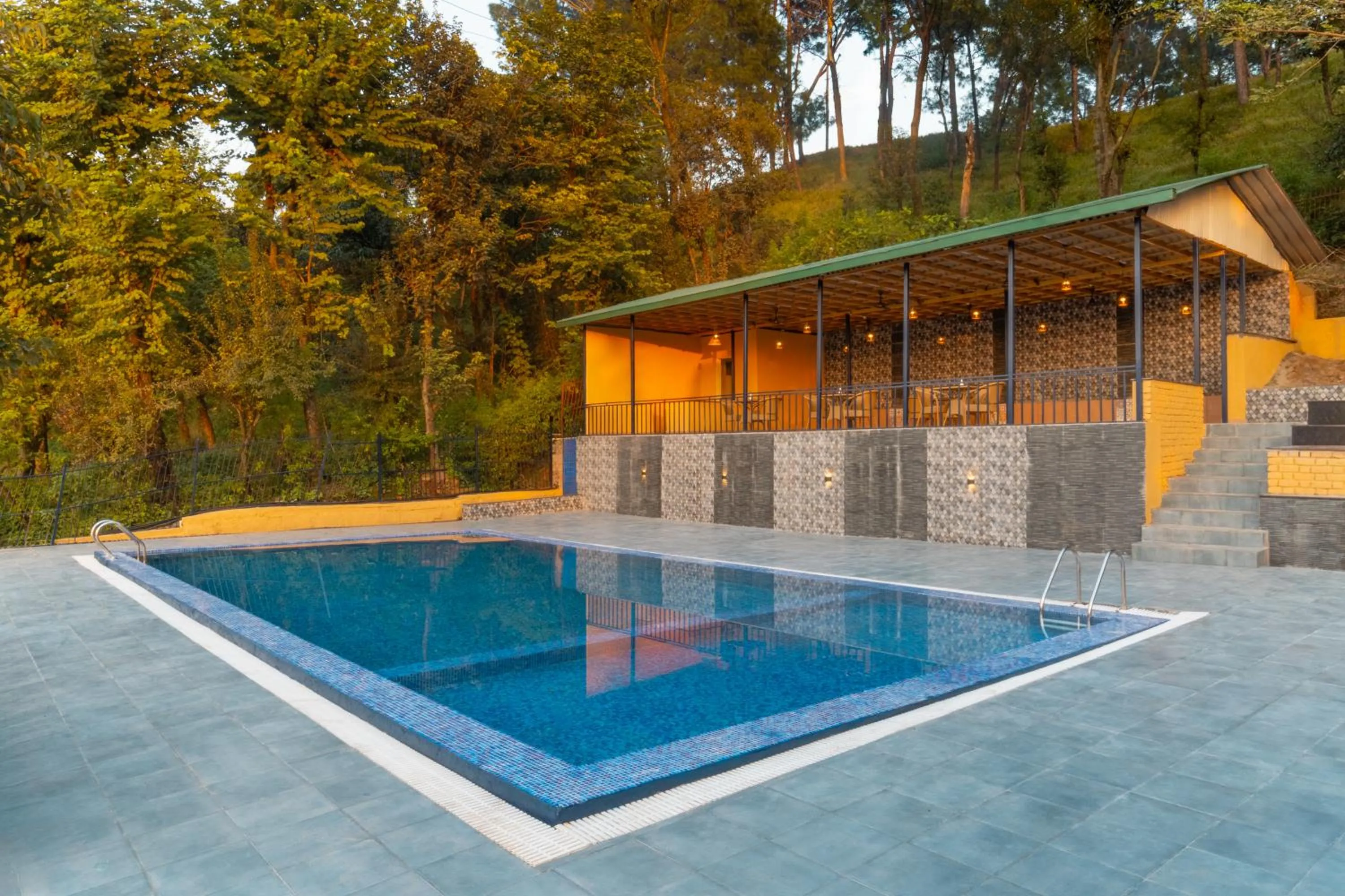 Swimming pool in Tree of Life Birdsong Chalets , Dharamshala