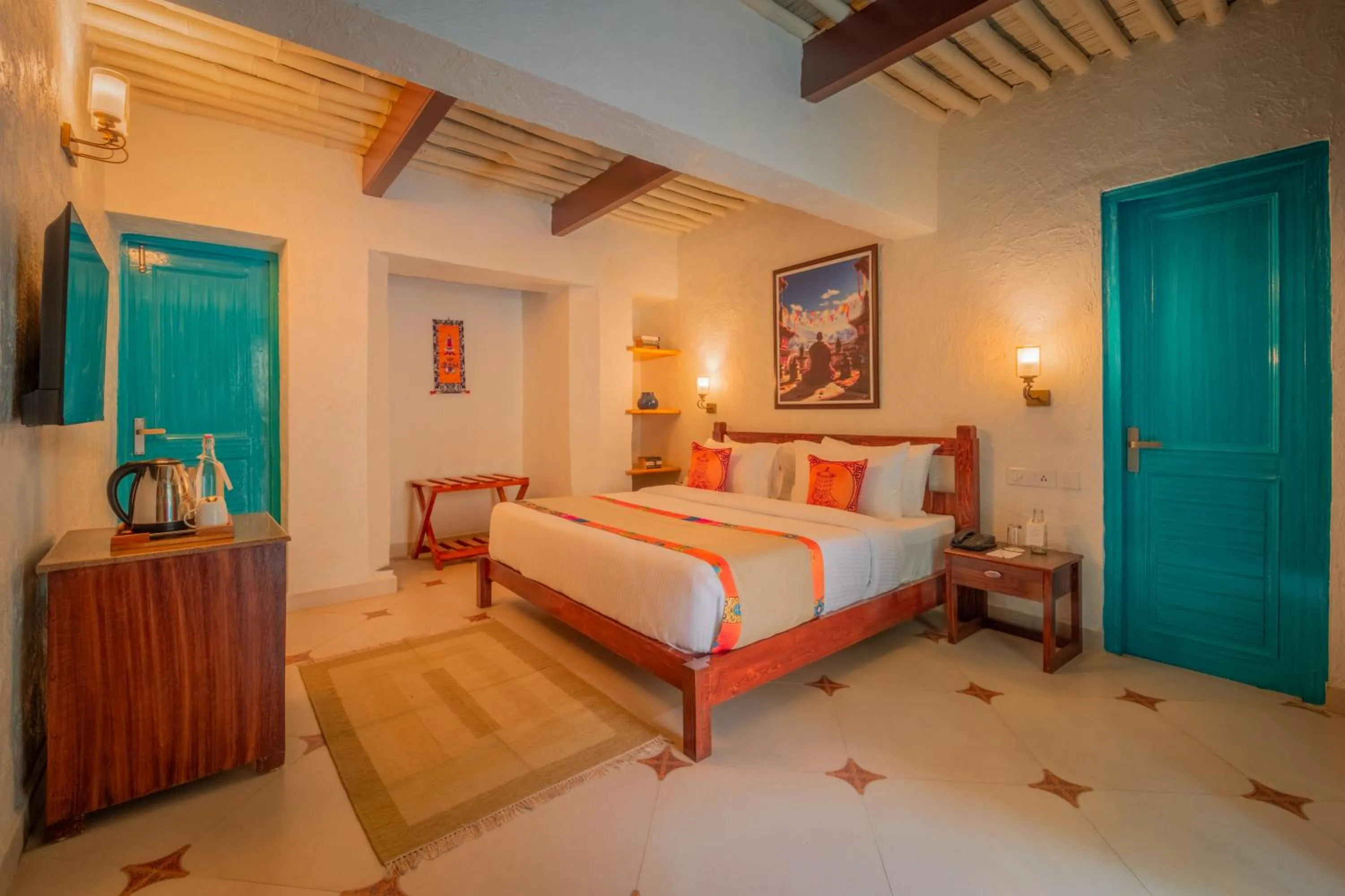 Photo of the whole room, Bed in Tree of Life Birdsong Chalets , Dharamshala