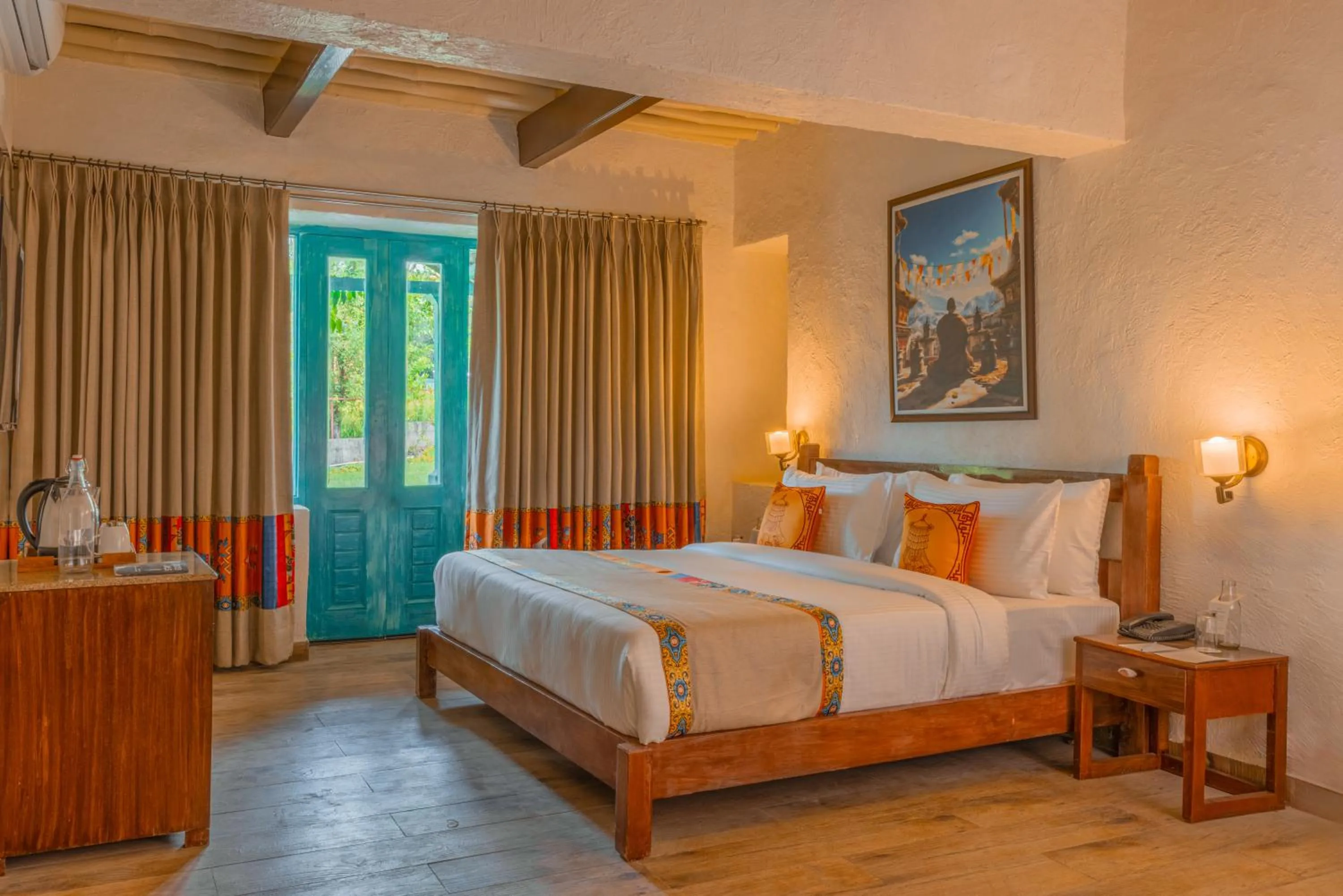 Photo of the whole room, Bed in Tree of Life Birdsong Chalets , Dharamshala