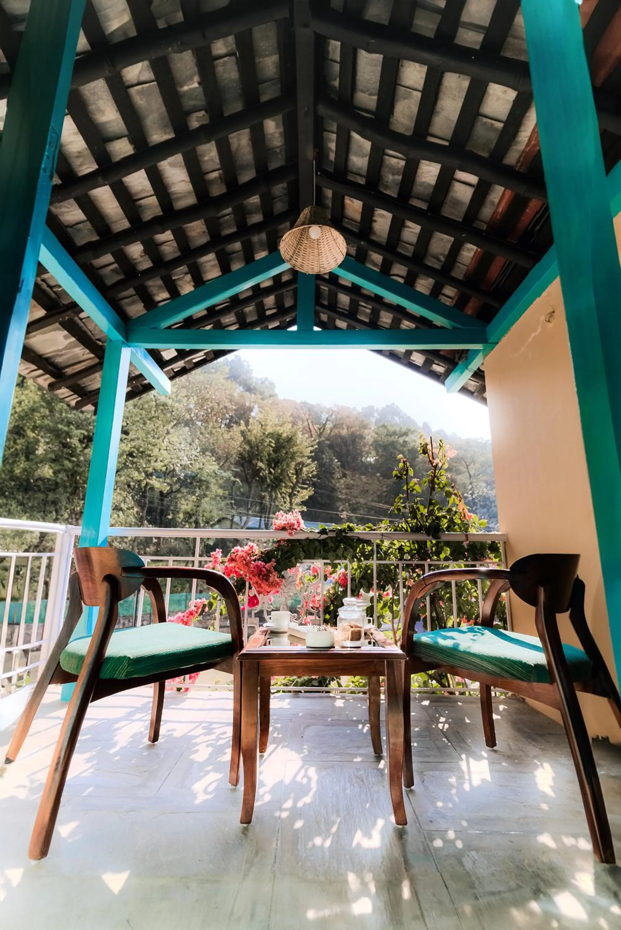 Balcony/Terrace in Tree of Life Birdsong Chalets , Dharamshala