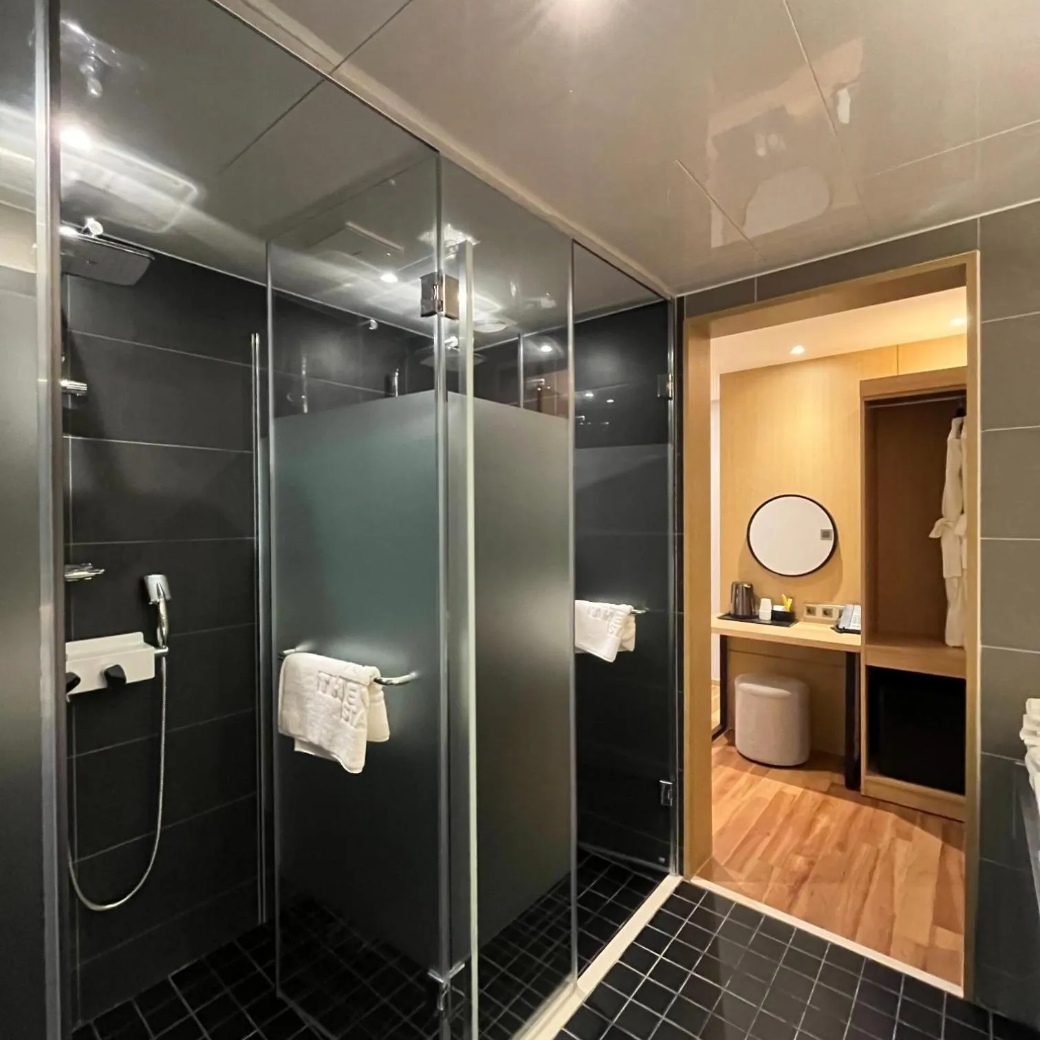 Shower in The Van Stay