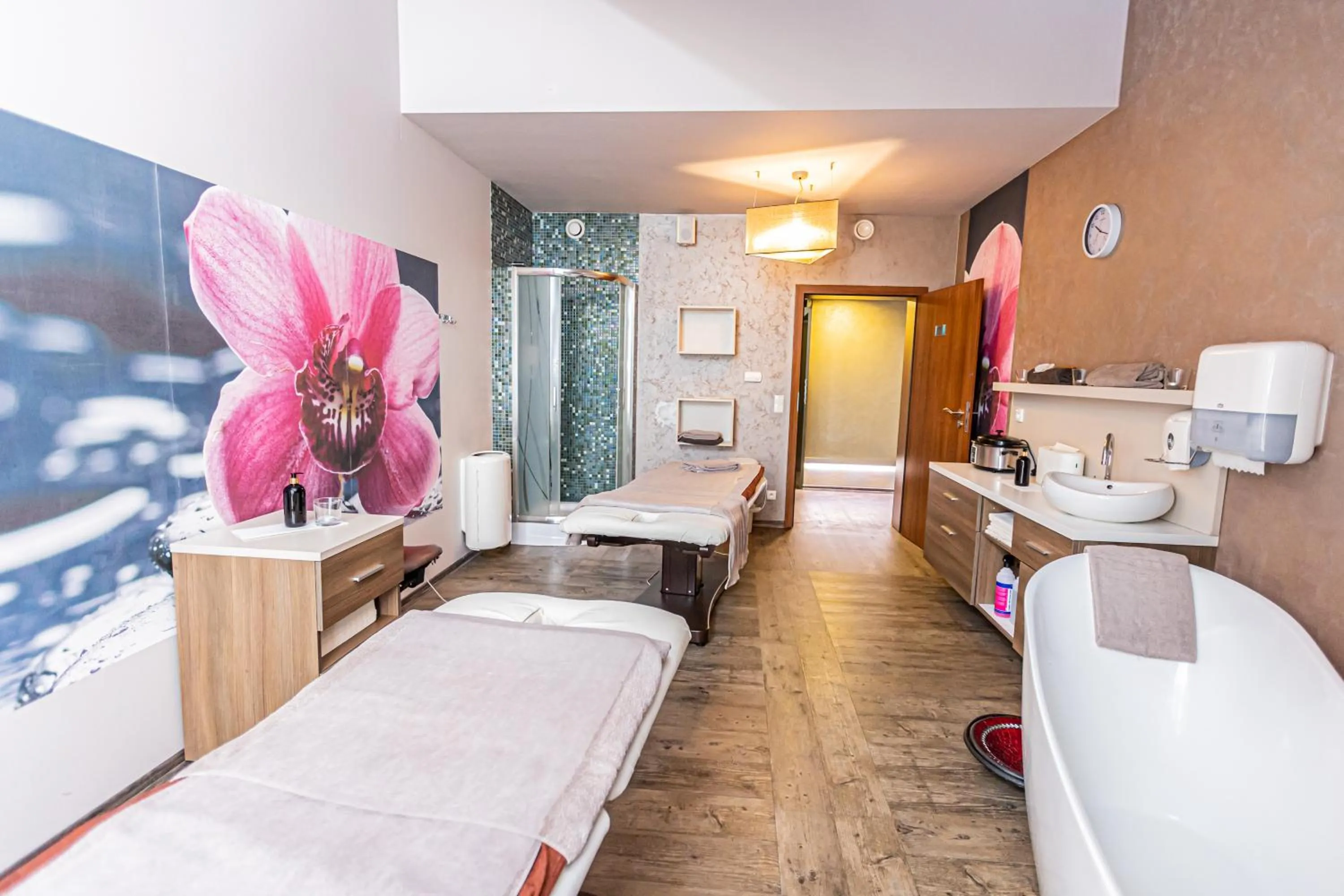 Spa and wellness centre/facilities, Bed in Hotel Olivia Medical SPA