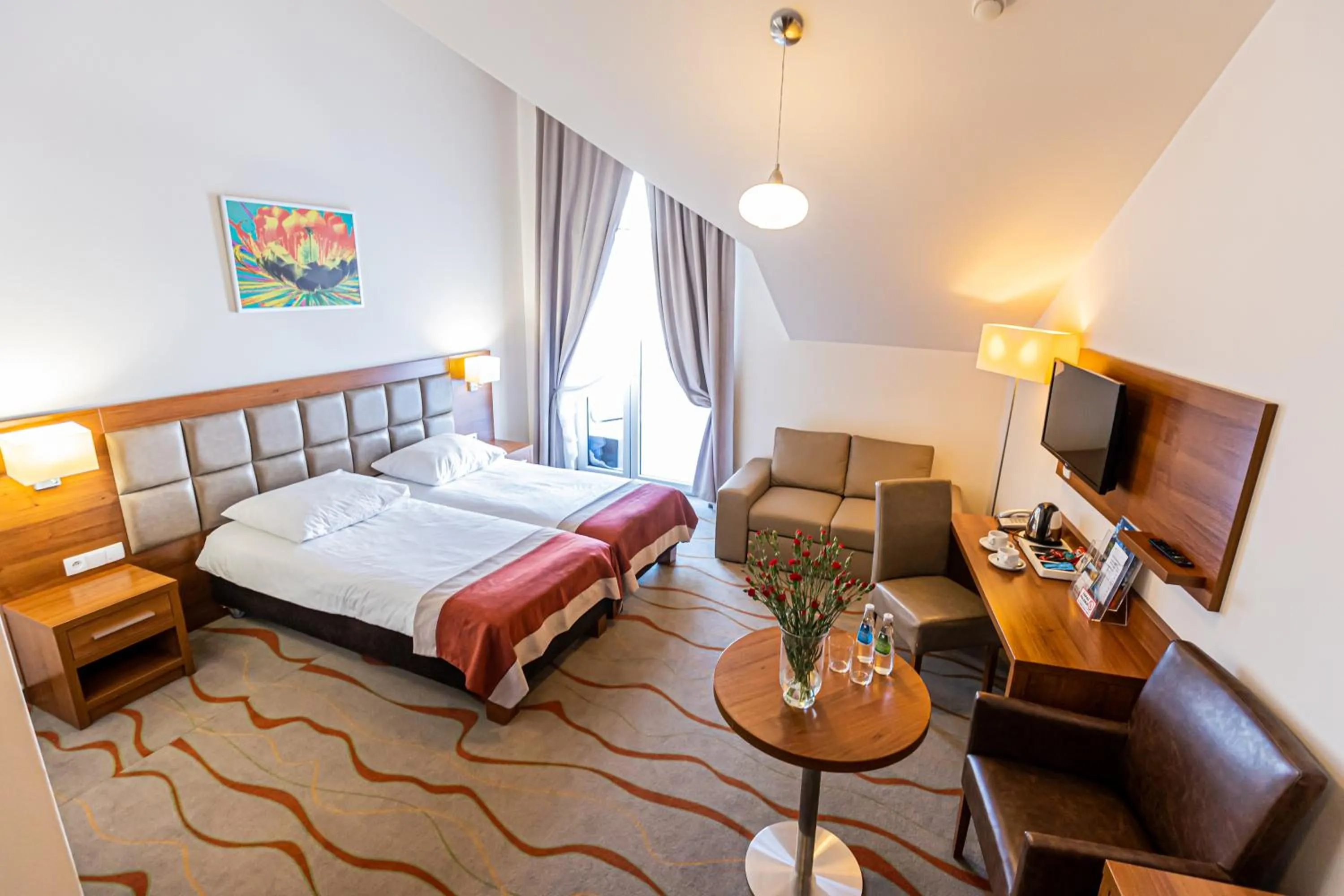 Photo of the whole room, Bed in Hotel Olivia Medical SPA