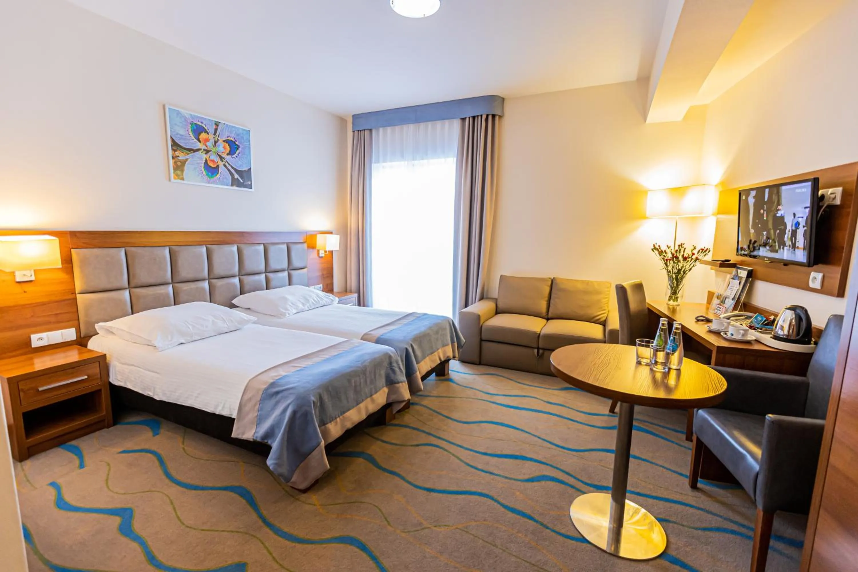 Bed in Hotel Olivia Medical SPA