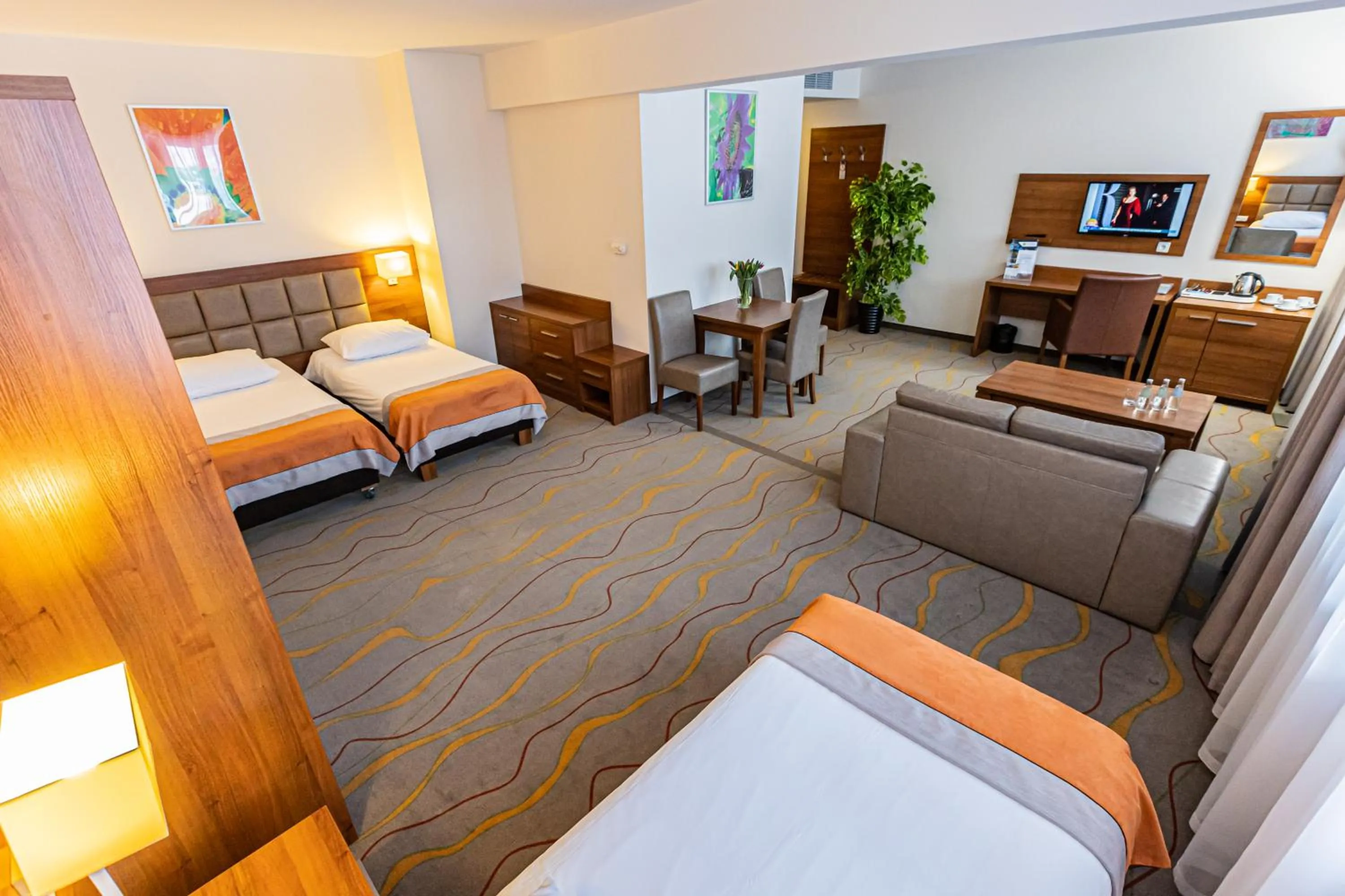 Bed in Hotel Olivia Medical SPA