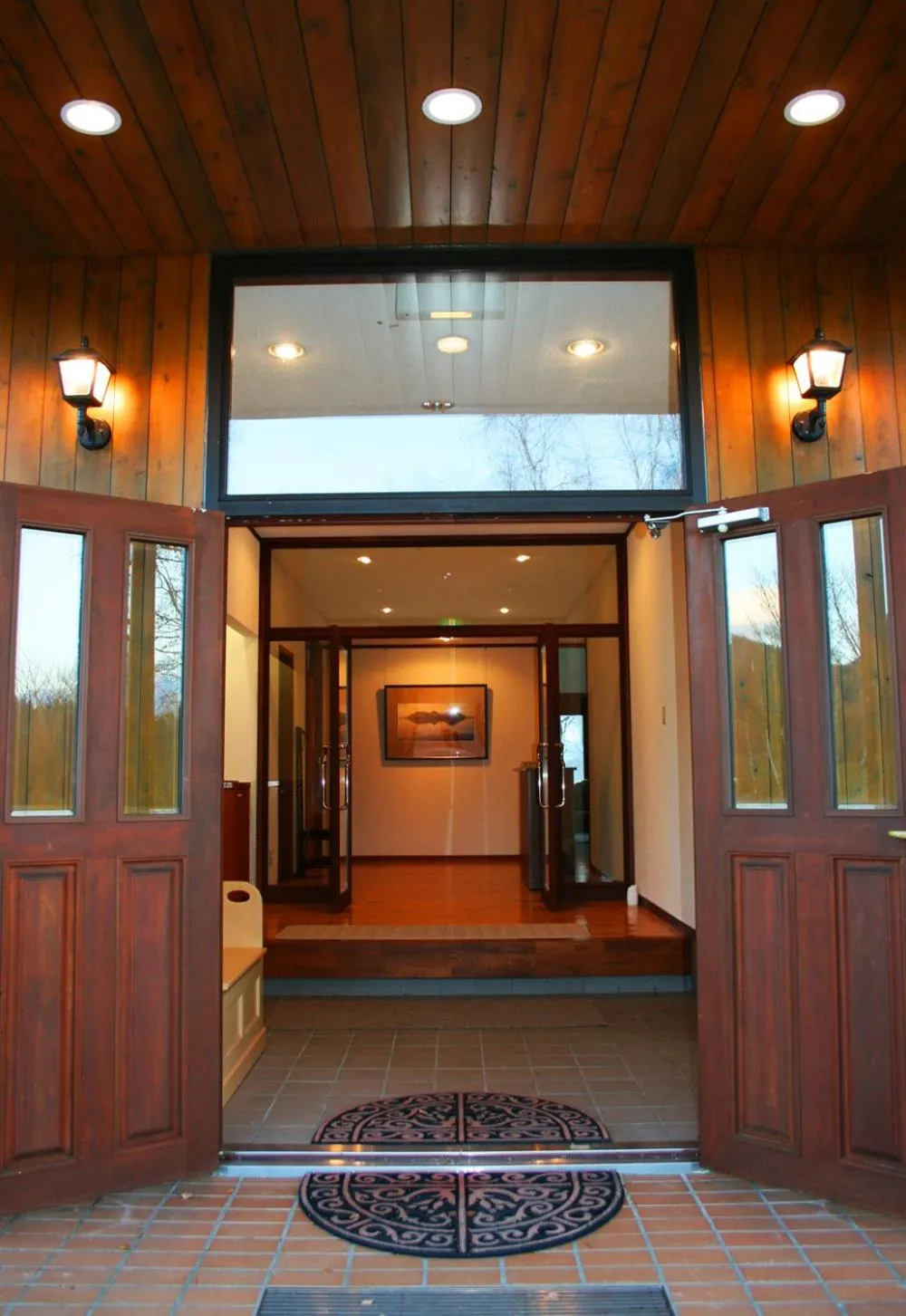 Facade/entrance in Lakehouse At Toyako