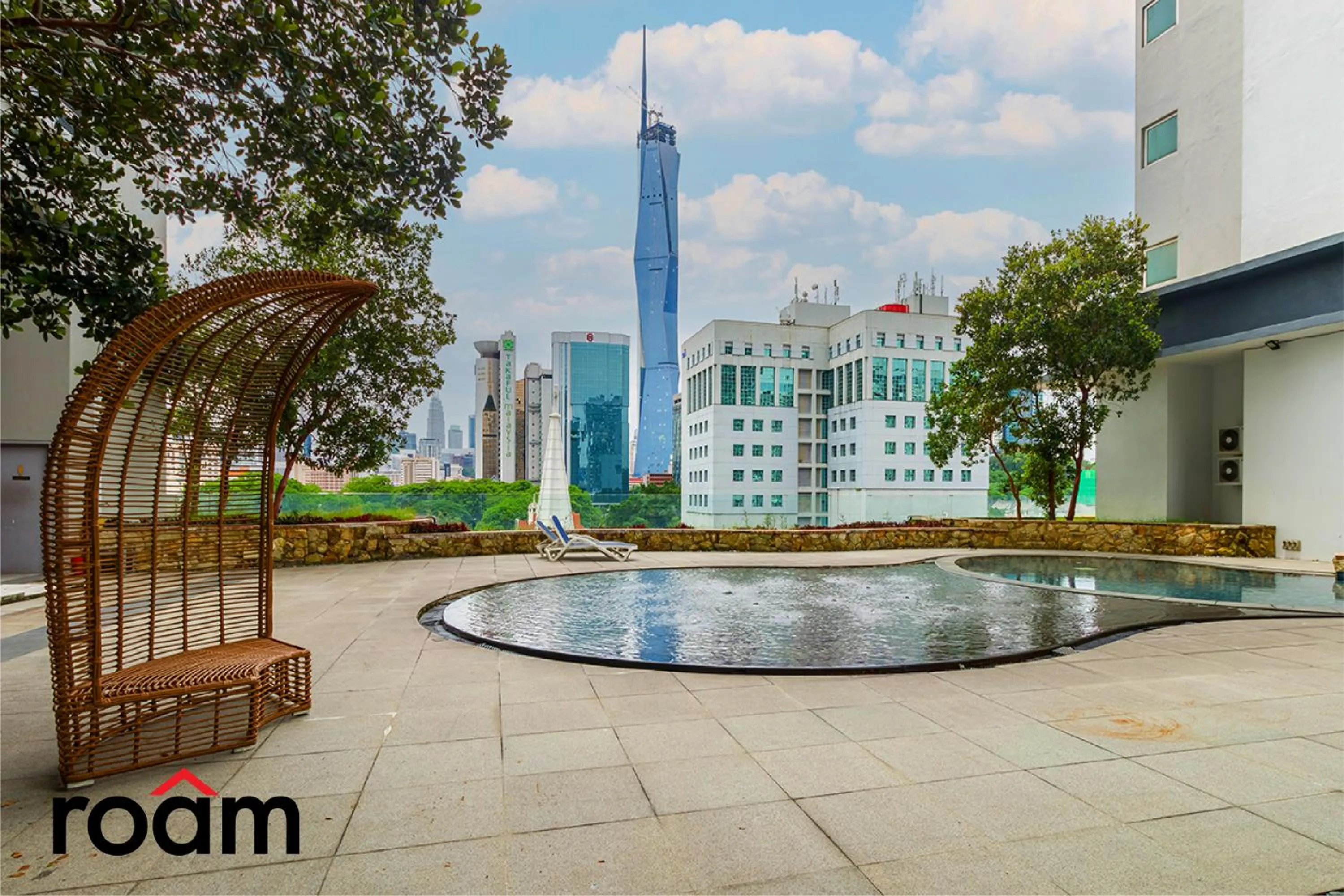 Swimming pool in Dua Sentral KL Sentral