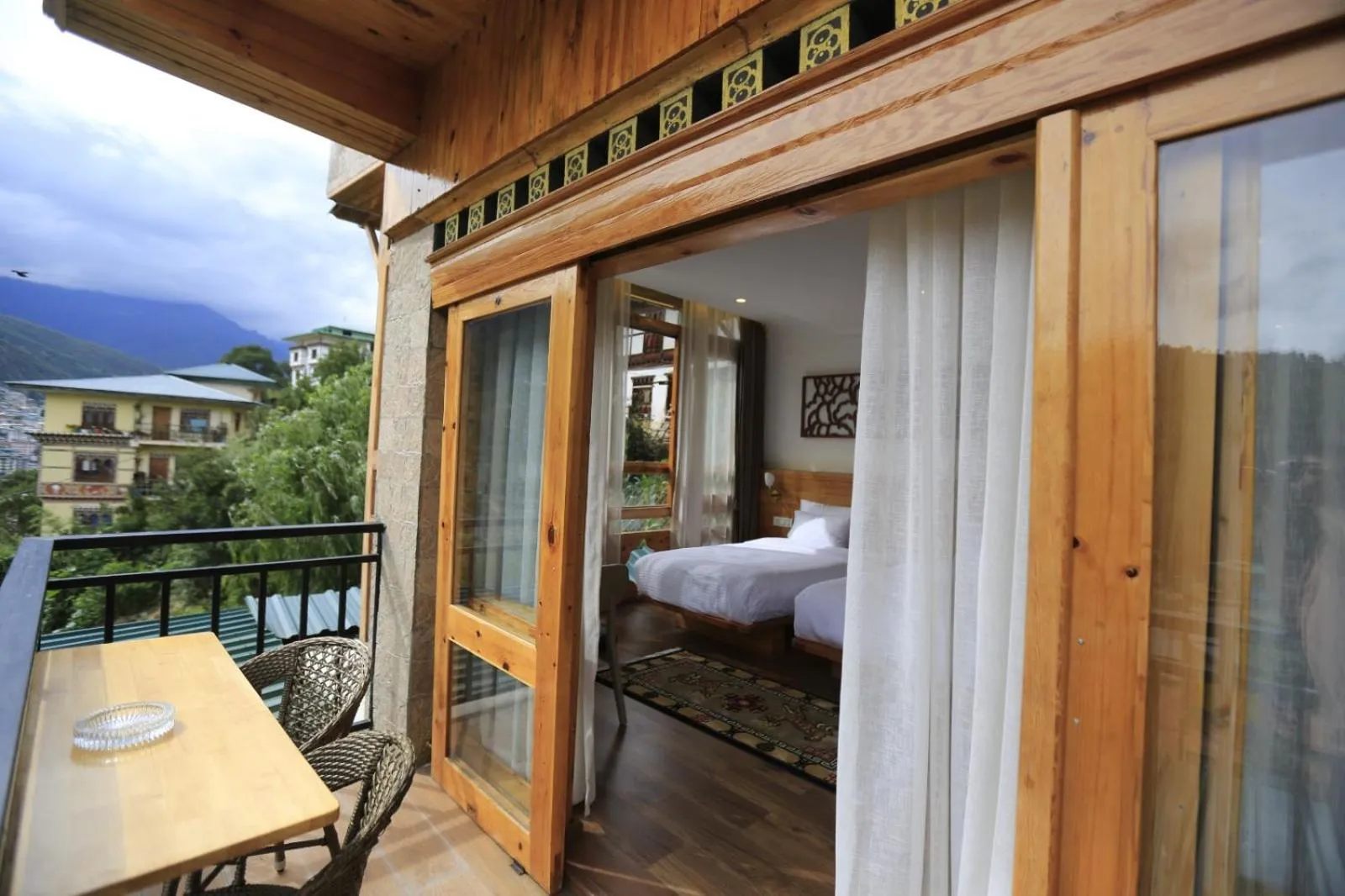 Patio, Bed in Phuntsho Khangsar Hotel