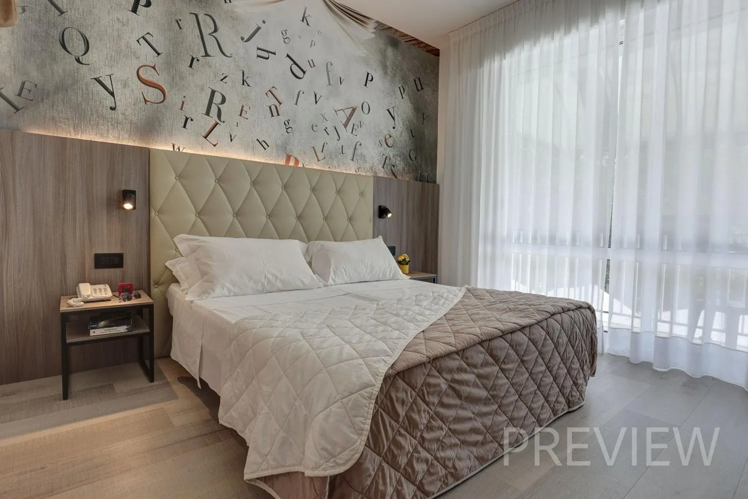 Bed in Hotel Picobello Pineta