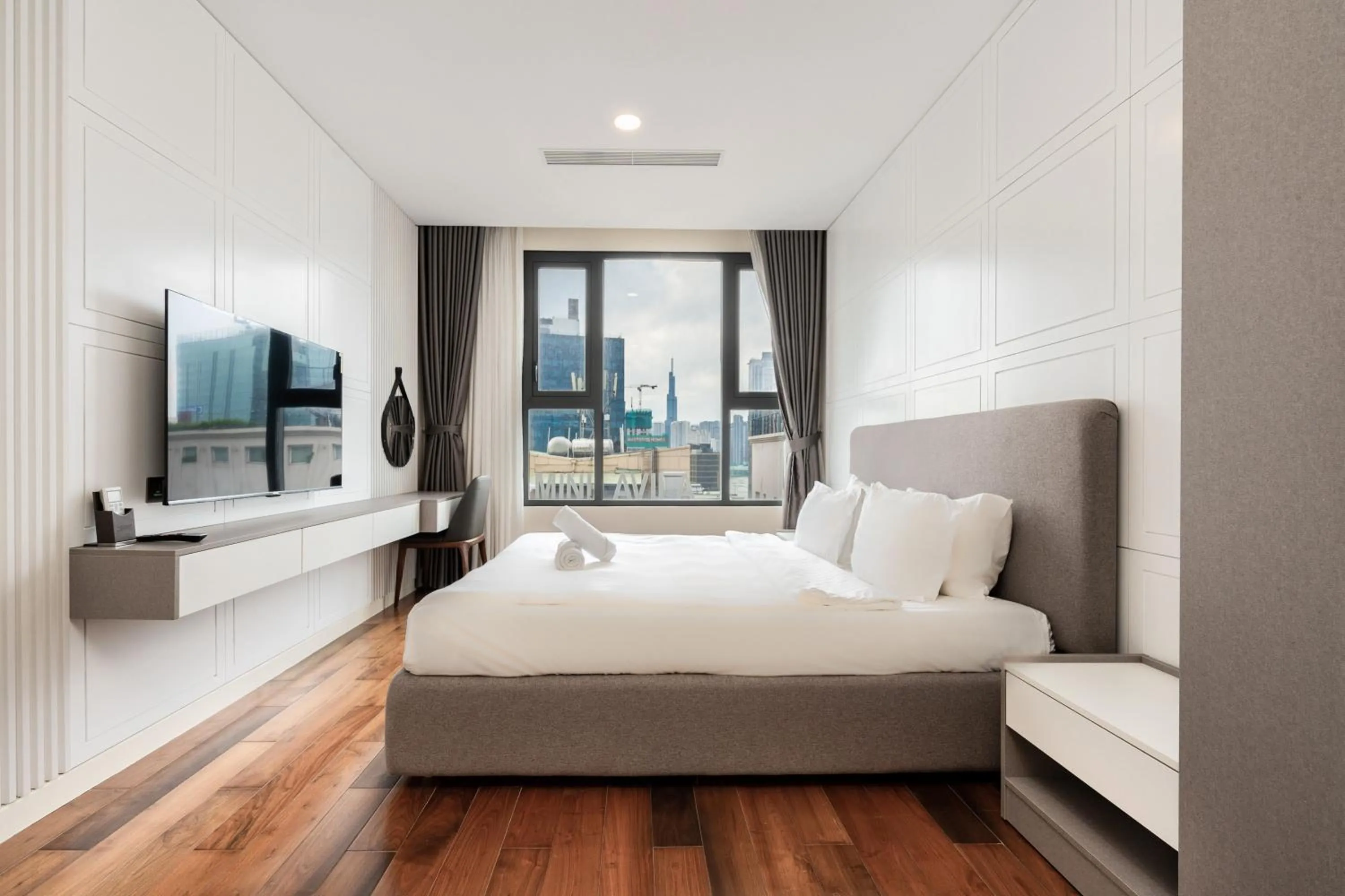 Bed in The Rixx Madison