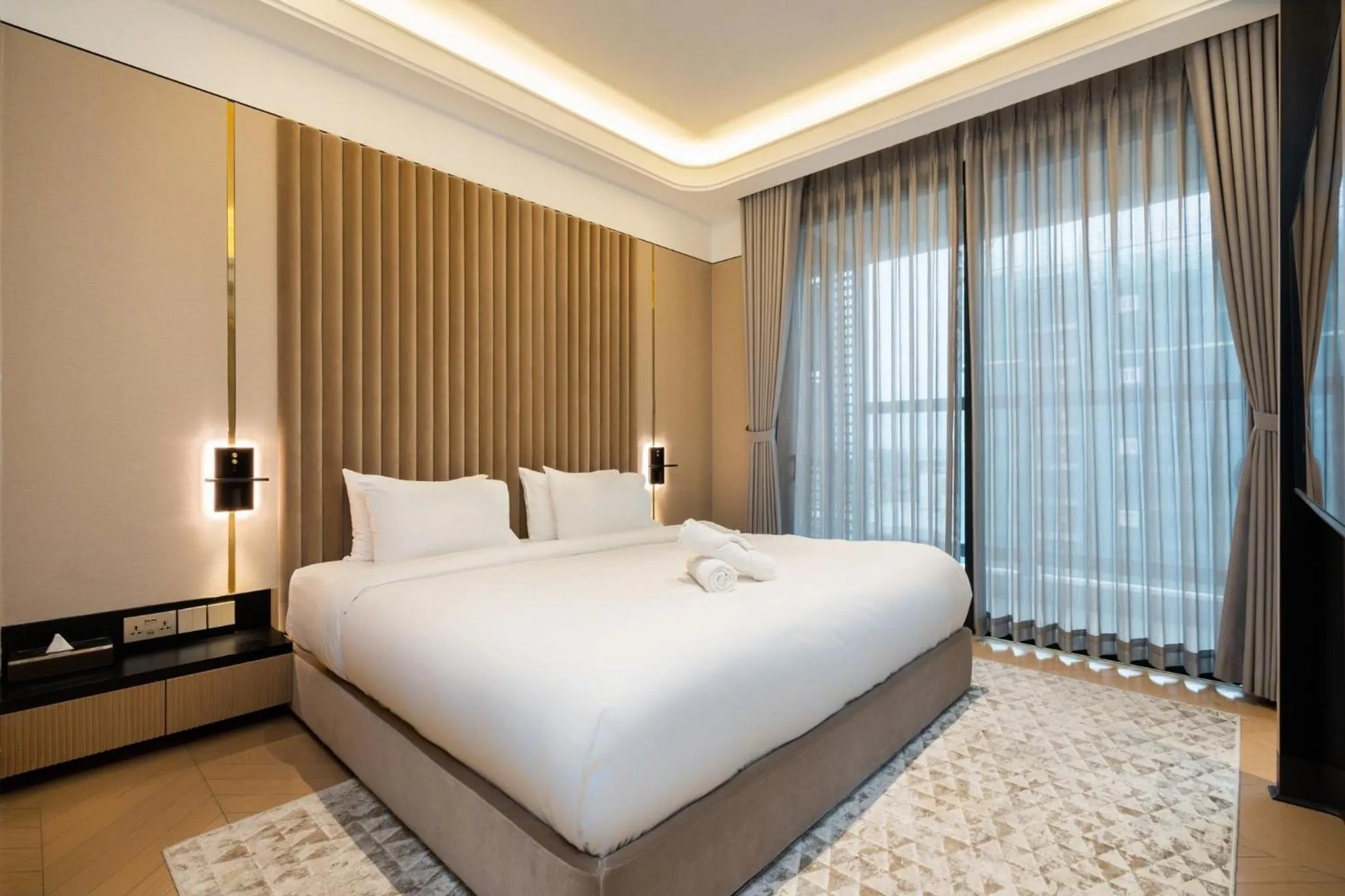 Bed in The Rixx Madison