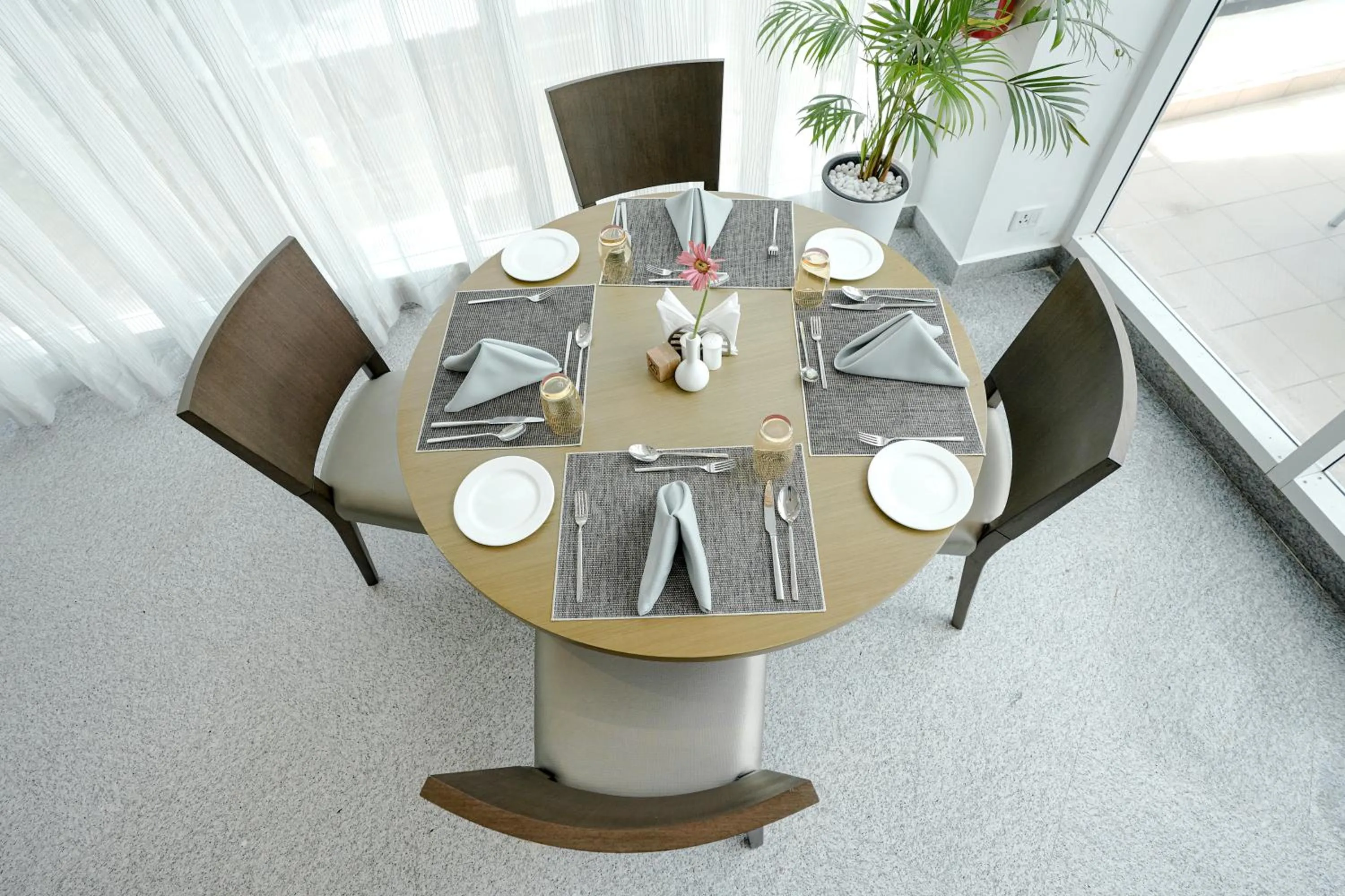 Dining area in Gokulam Grand Trivandrum