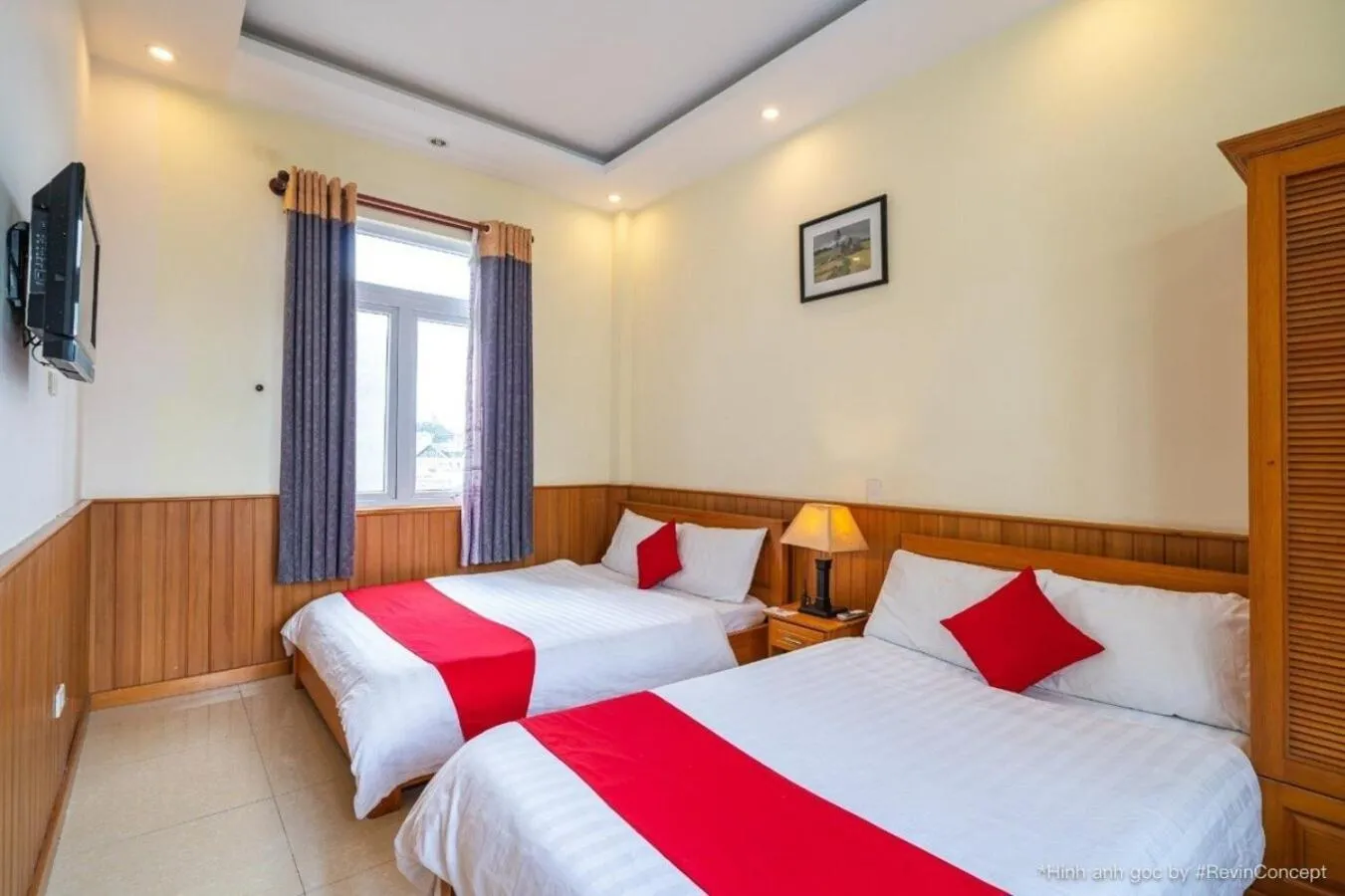 Living room, Bed in BÁCH AN LẠC HOTEL