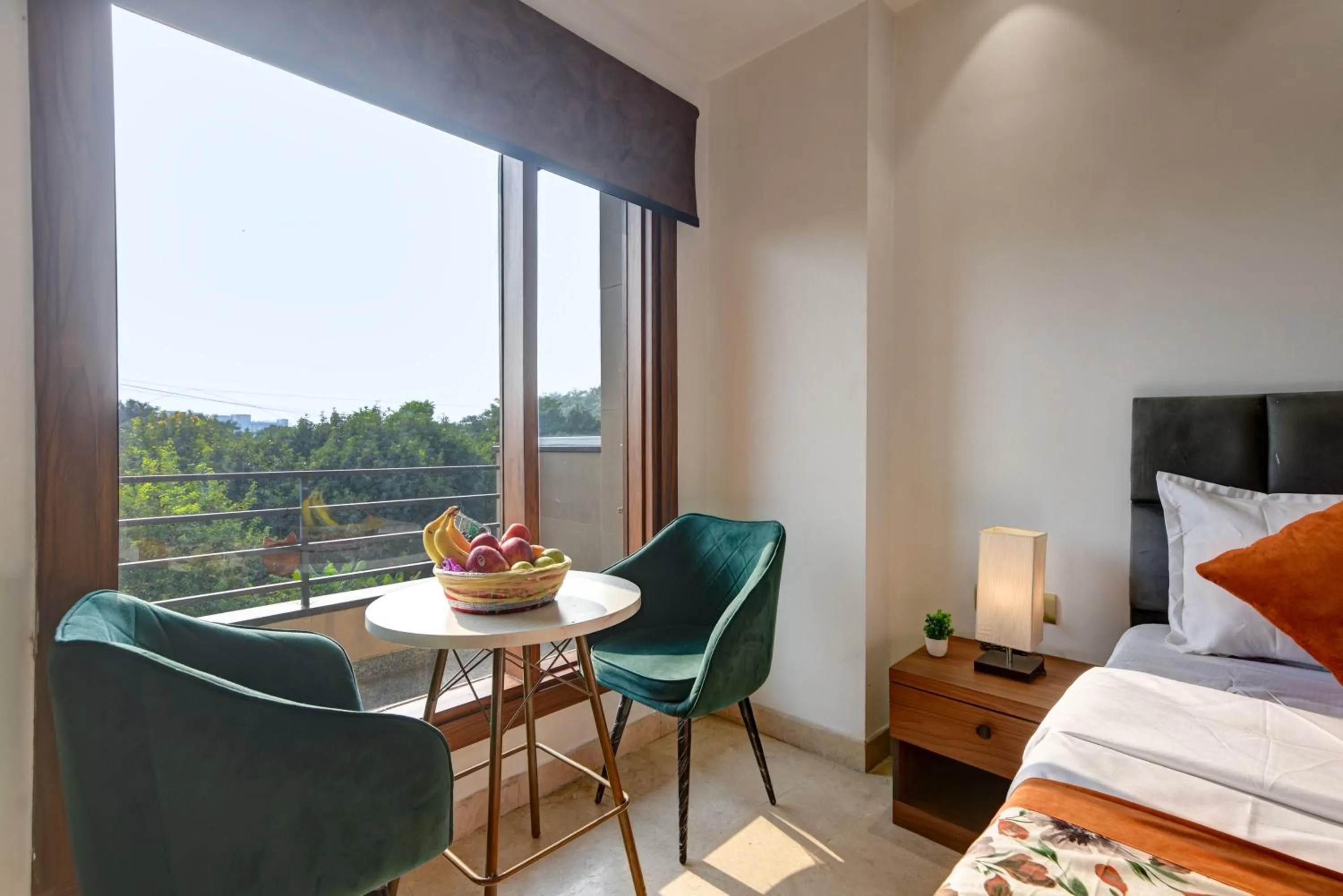 Bed in Qotel Comfort Ashok Vihar - Near Delhi University