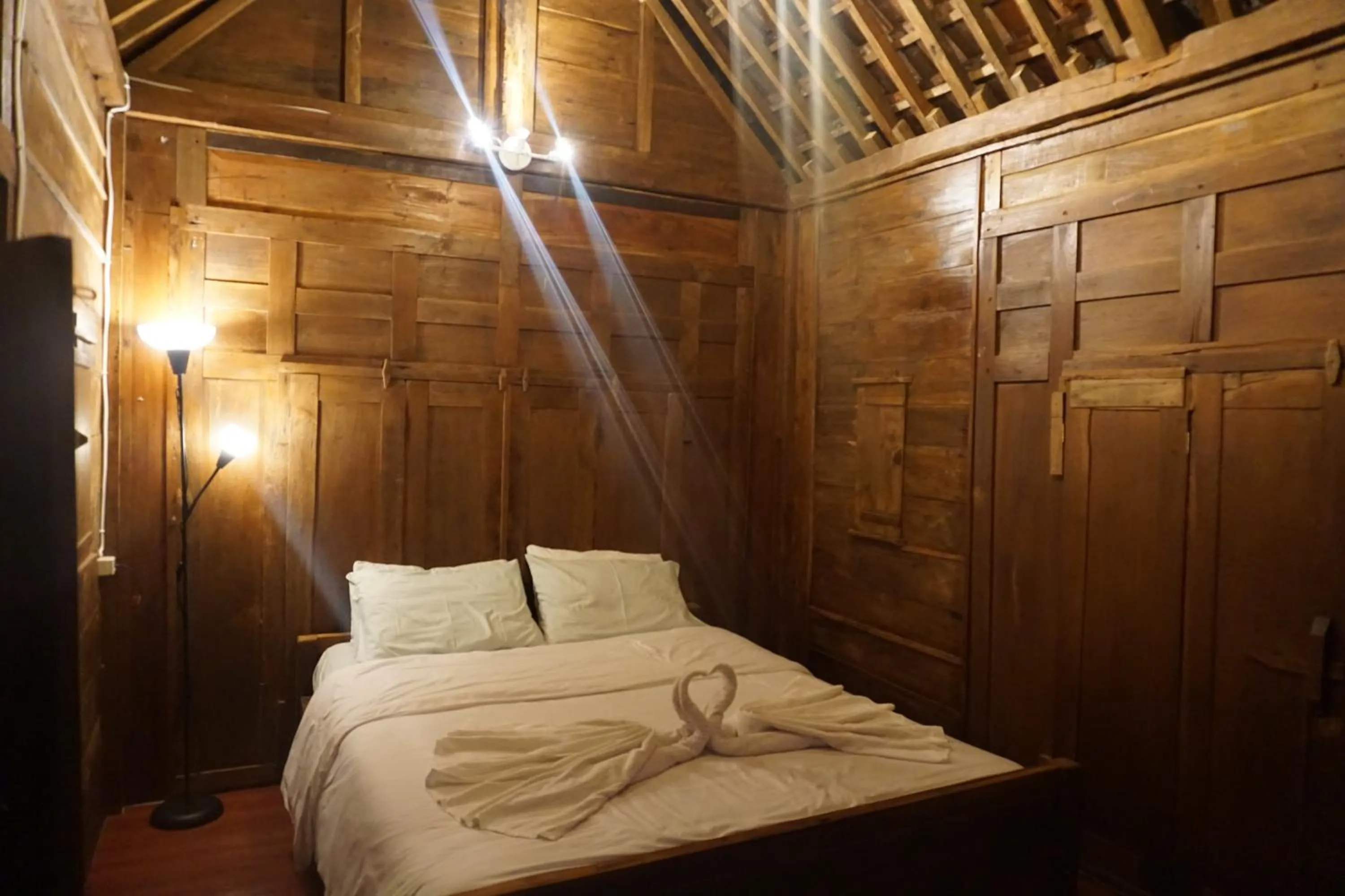 Bed in Le Desa Resort Syariah