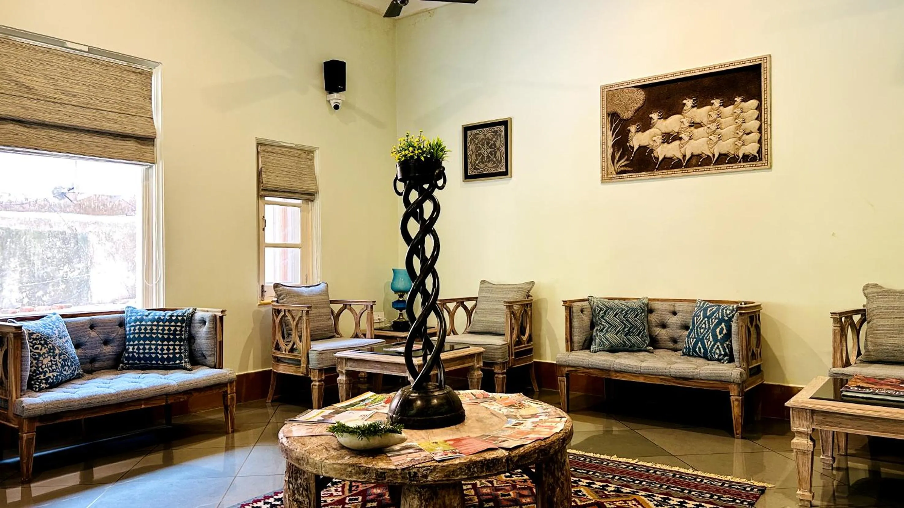 Lobby or reception in THE TRISHALA VILAS (A LUXURY BOUTIQUE HOTEL & SPA)