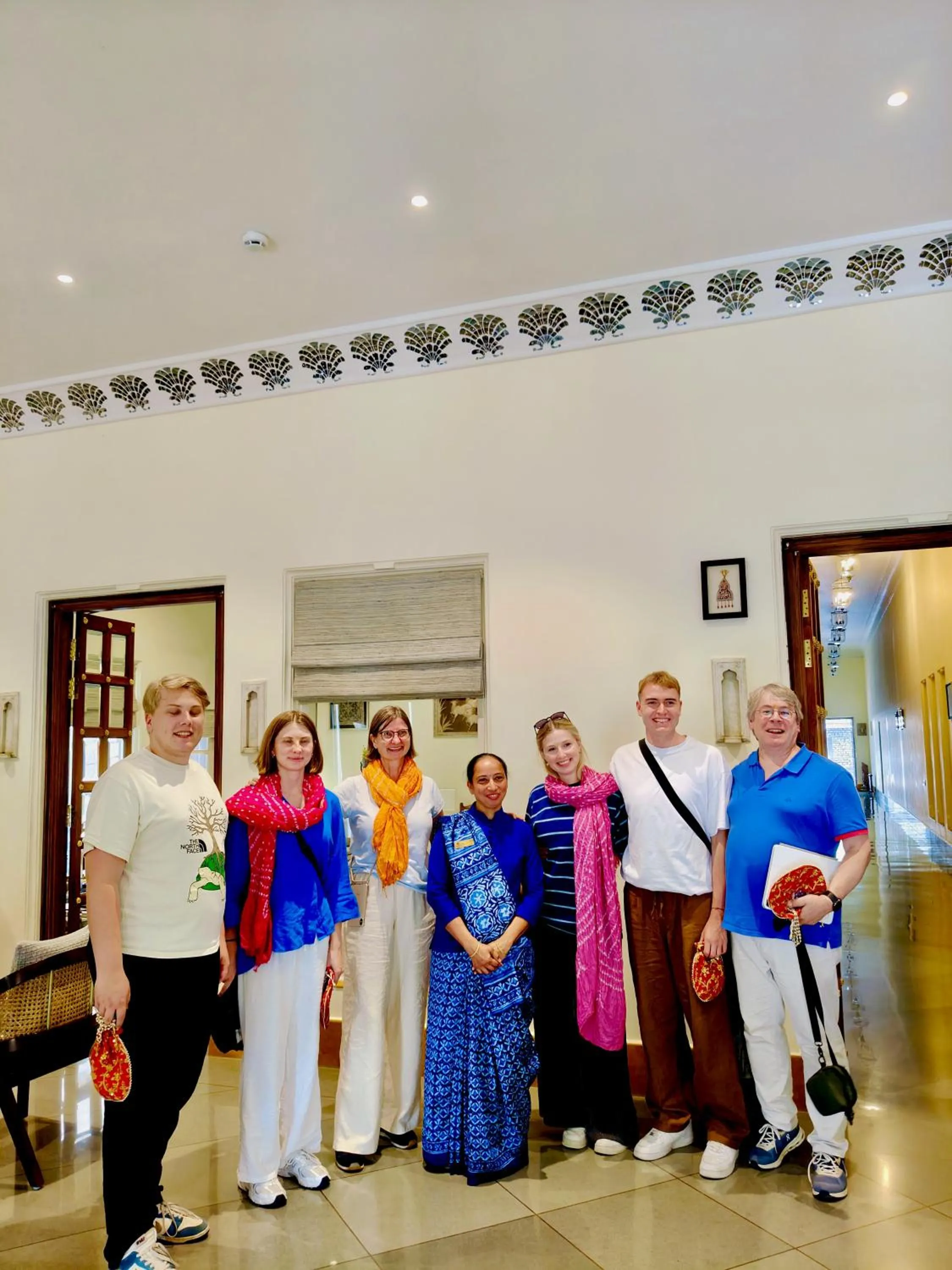 group of guests in THE TRISHALA VILAS (A LUXURY BOUTIQUE HOTEL & SPA)