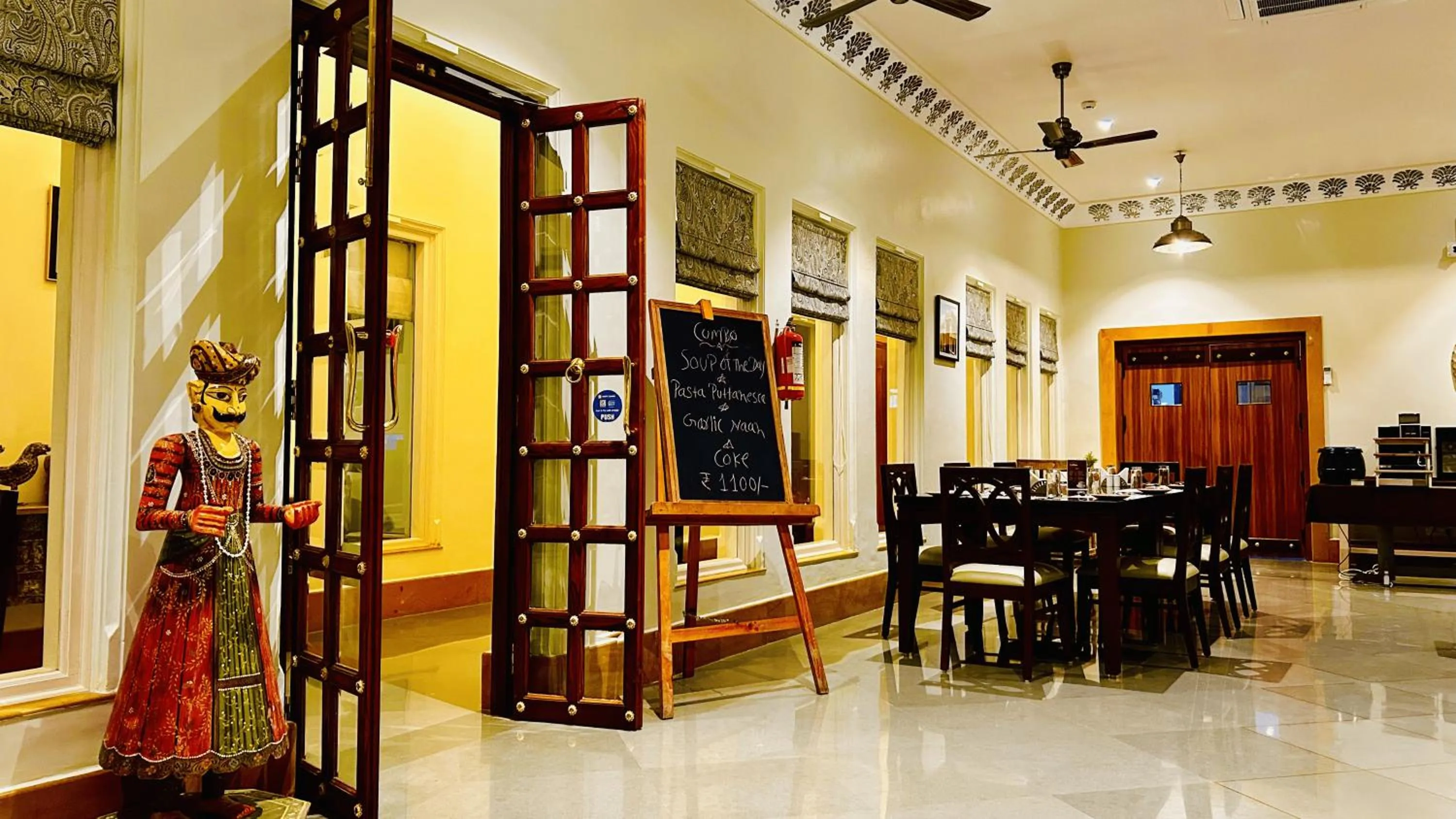 Restaurant/places to eat in THE TRISHALA VILAS (A LUXURY BOUTIQUE HOTEL & SPA)