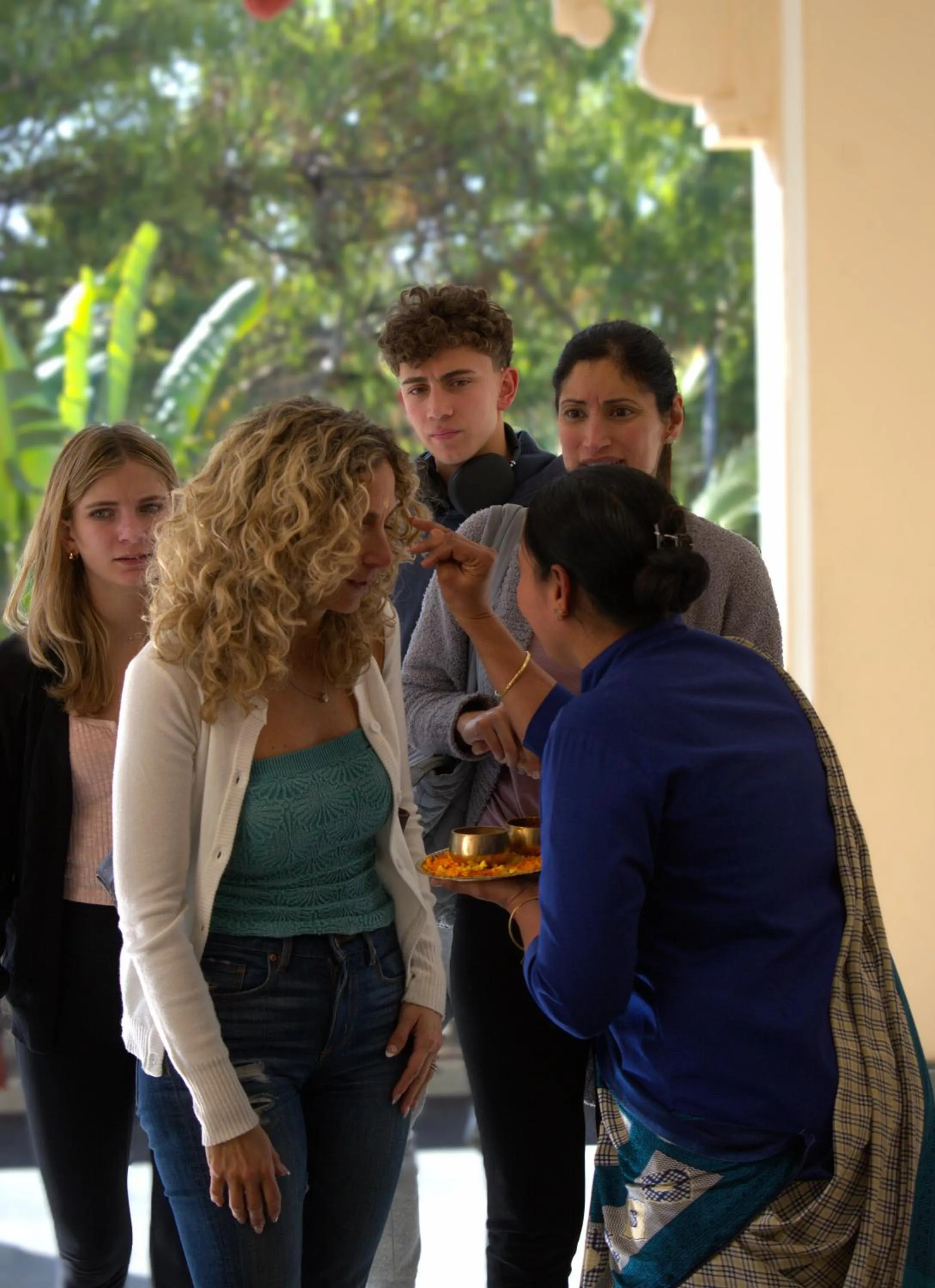 group of guests in THE TRISHALA VILAS (A LUXURY BOUTIQUE HOTEL & SPA)