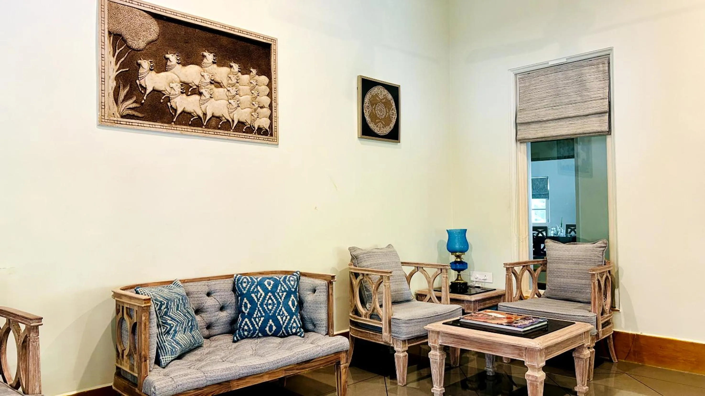 Lobby or reception in THE TRISHALA VILAS (A LUXURY BOUTIQUE HOTEL & SPA)