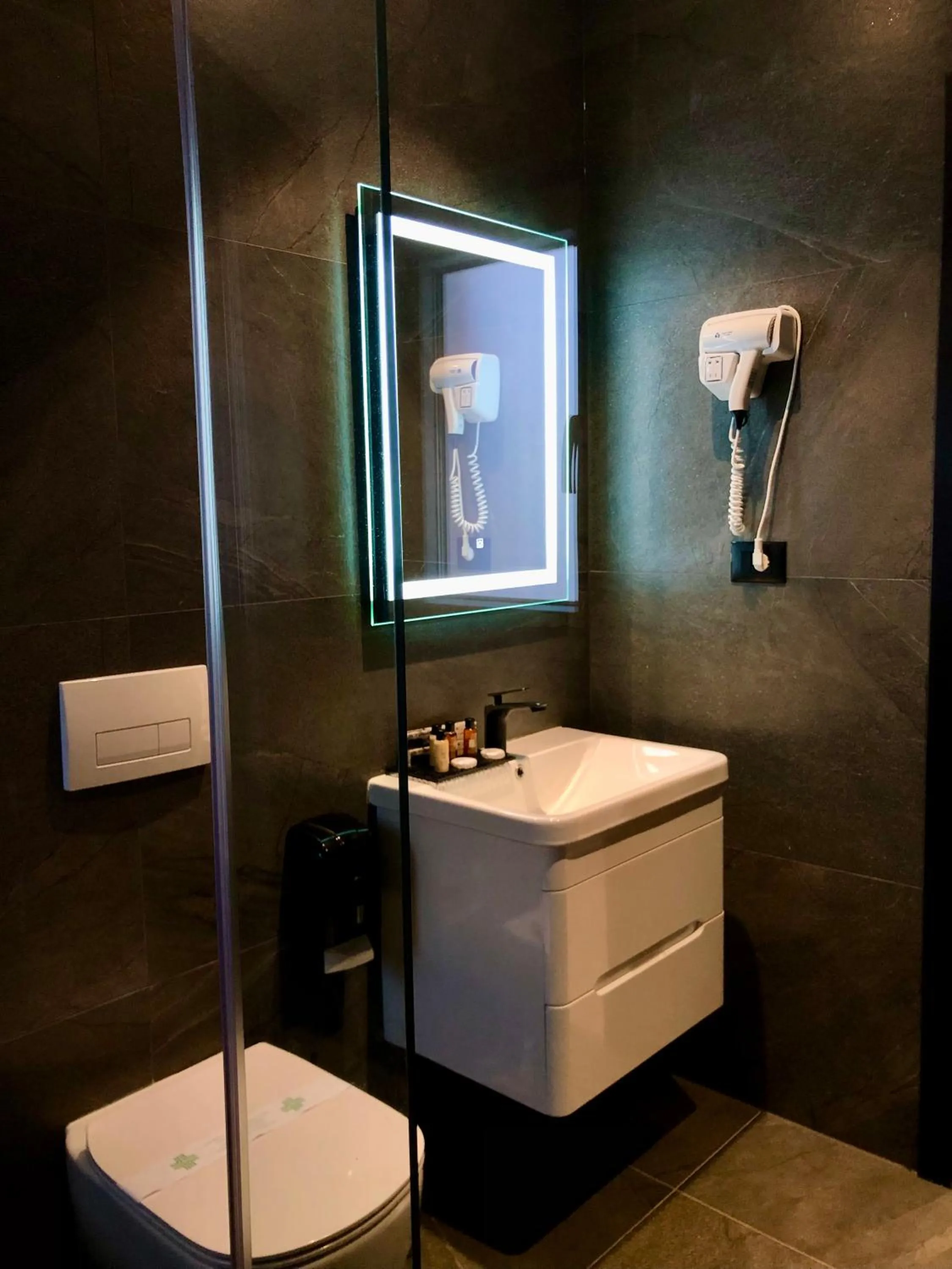 Toilet in BAZ'HUR Boutique Hotel