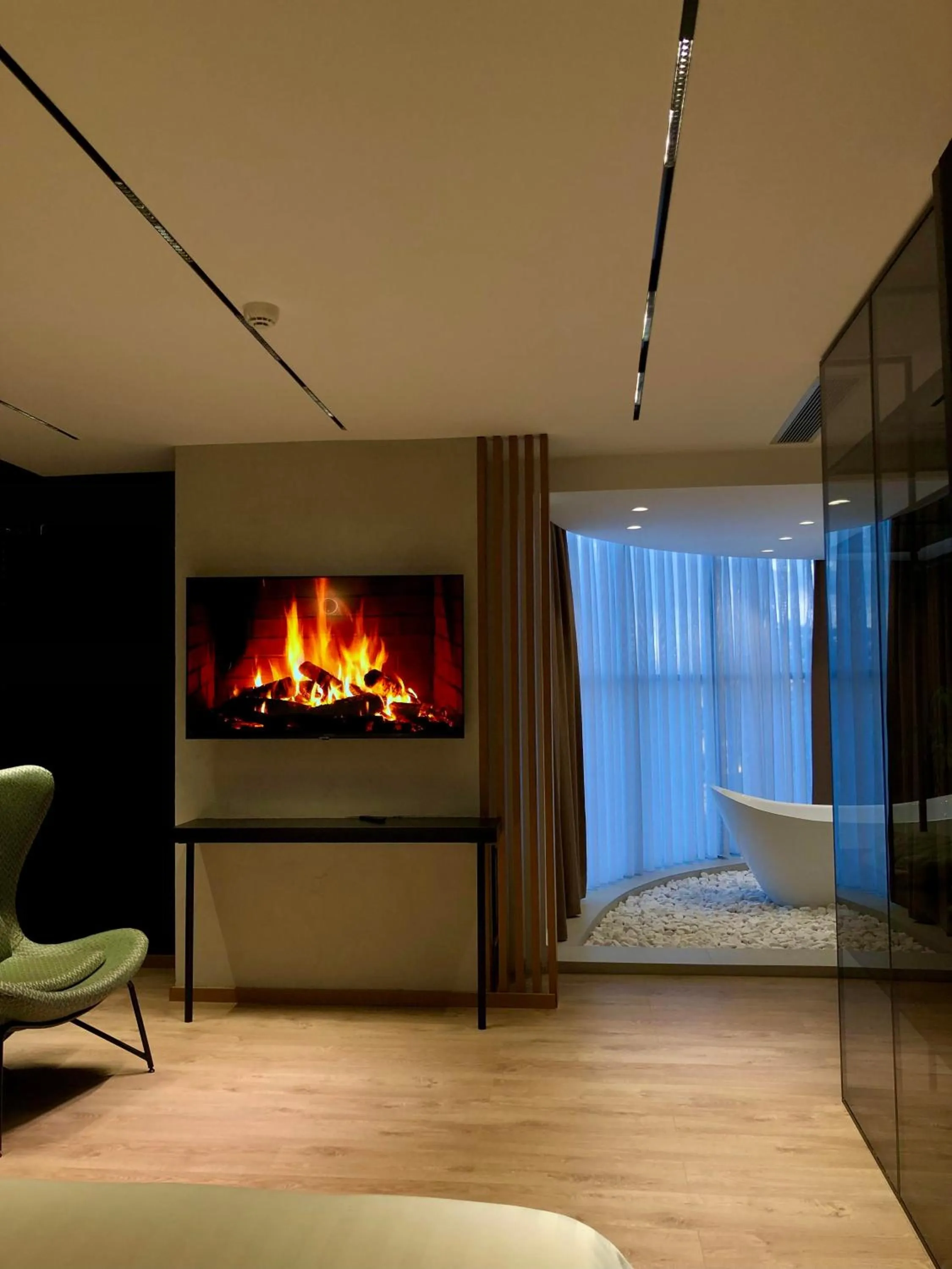 Seating area in BAZ'HUR Boutique Hotel