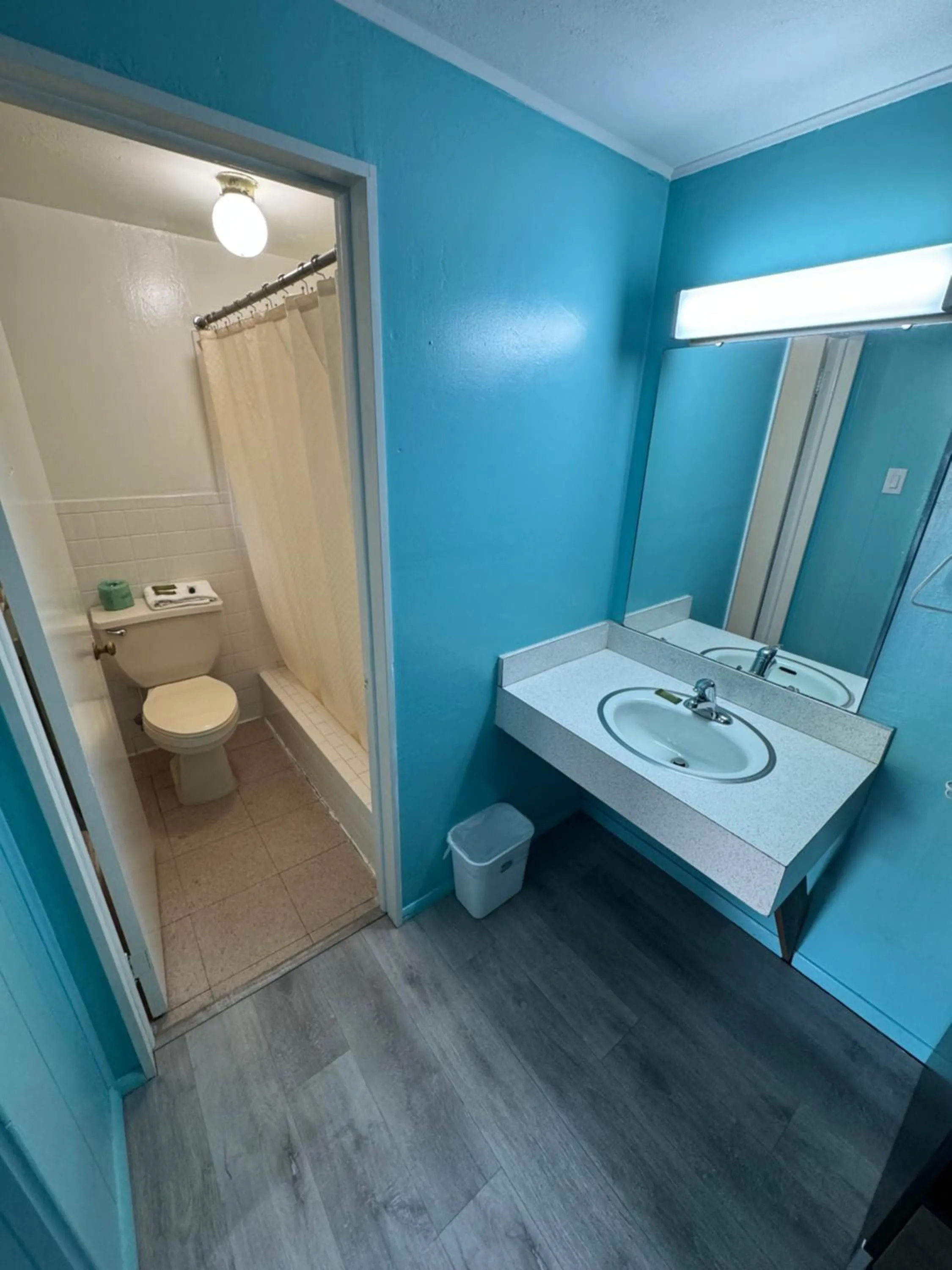 Shower in Acorn Motel