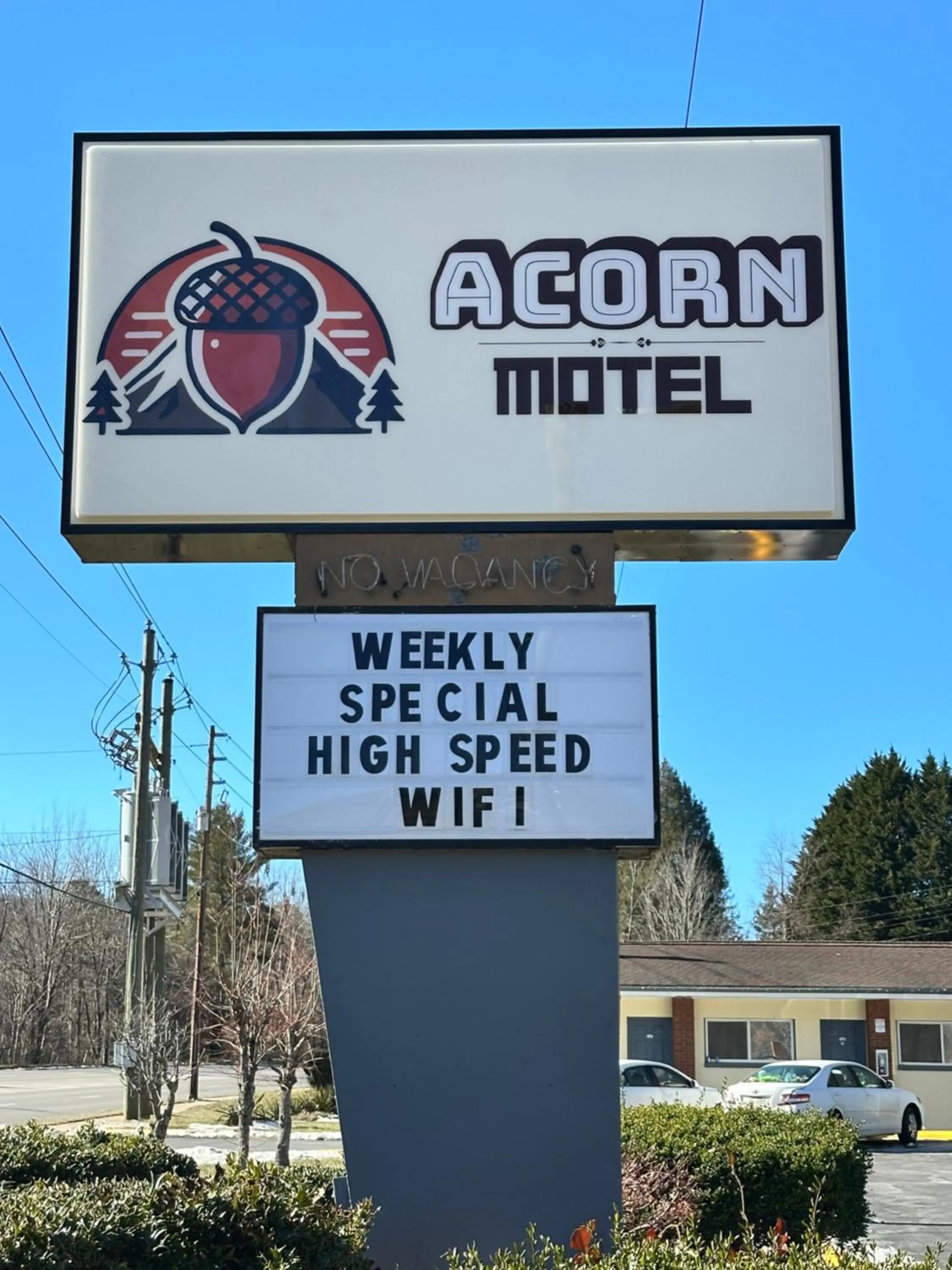 Property logo or sign in Acorn Motel