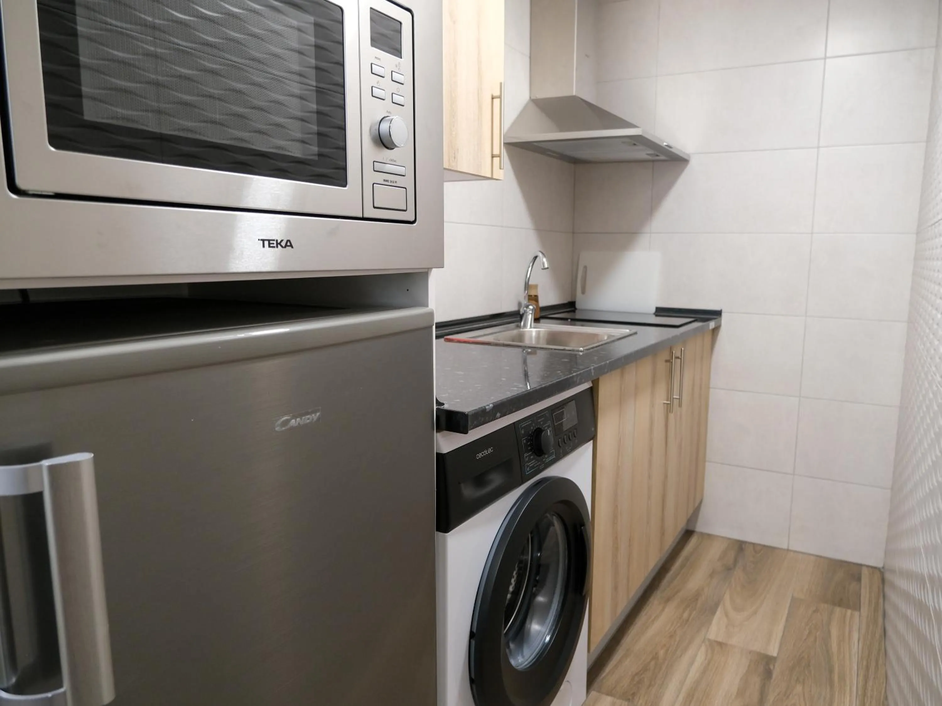 Kitchen or kitchenette in Alianza Suites