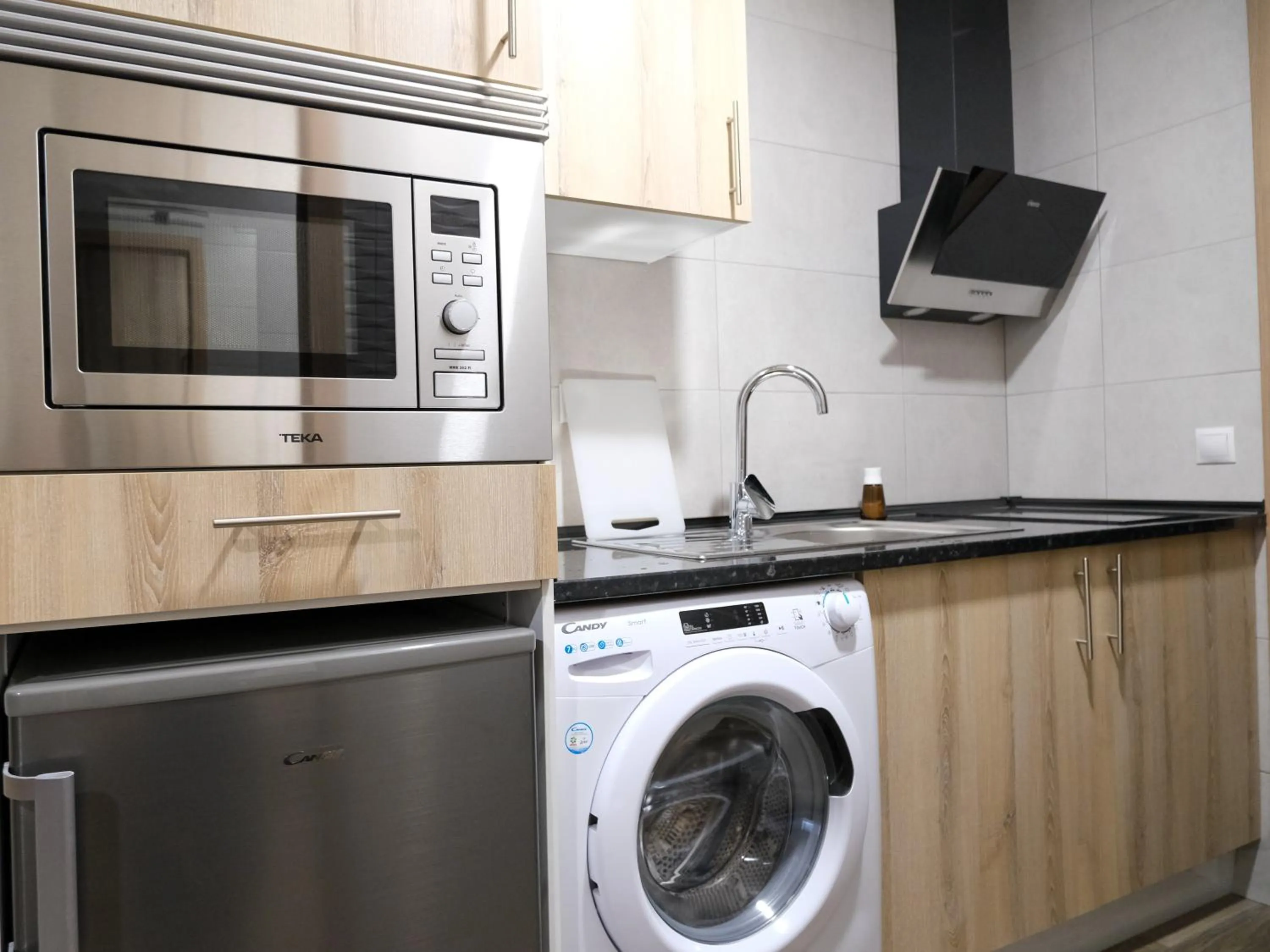 Kitchen or kitchenette in Alianza Suites