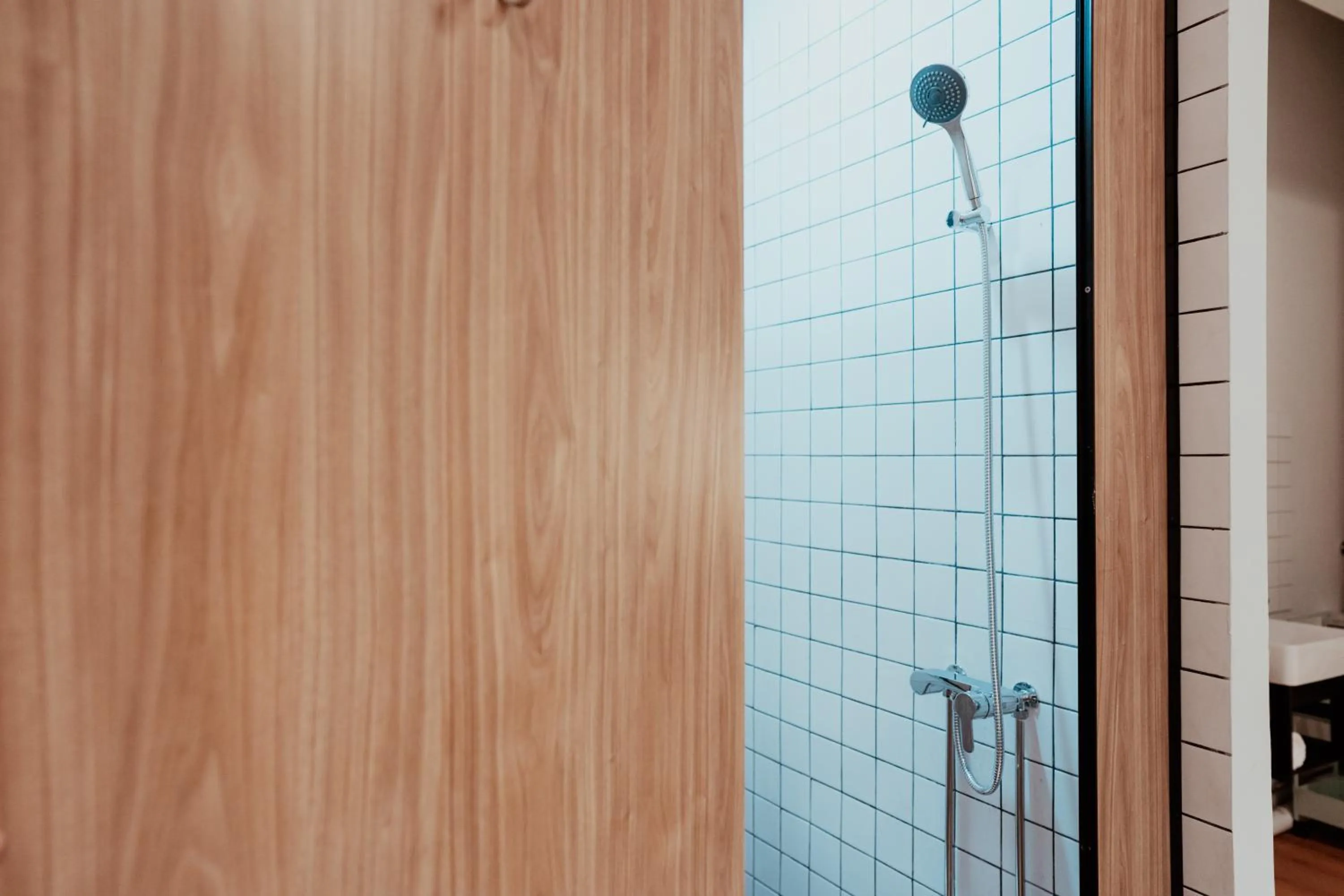 Shower in Code Hostel at Lavender