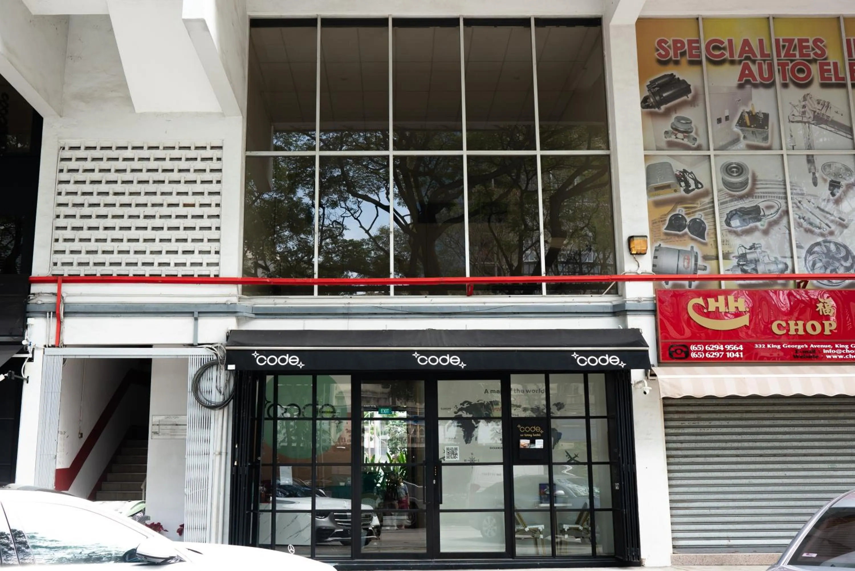 Property building in Code Hostel at Lavender