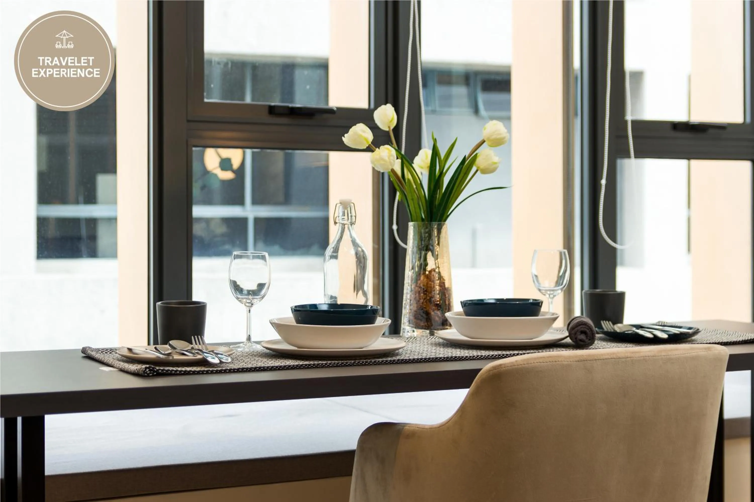 Seating area in Ceylonz Suite KLCC, Travelet