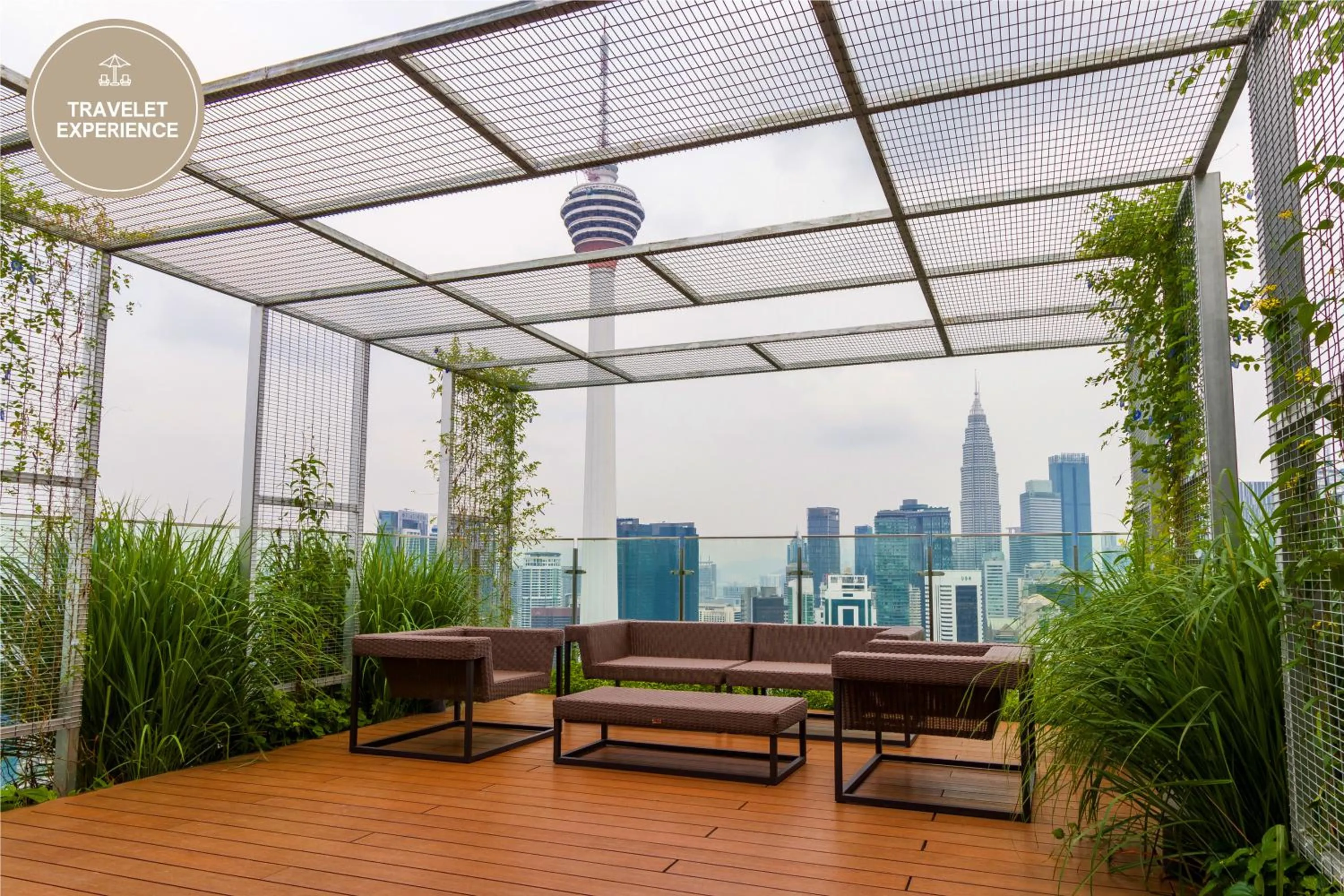 Garden in Ceylonz Suite KLCC, Travelet