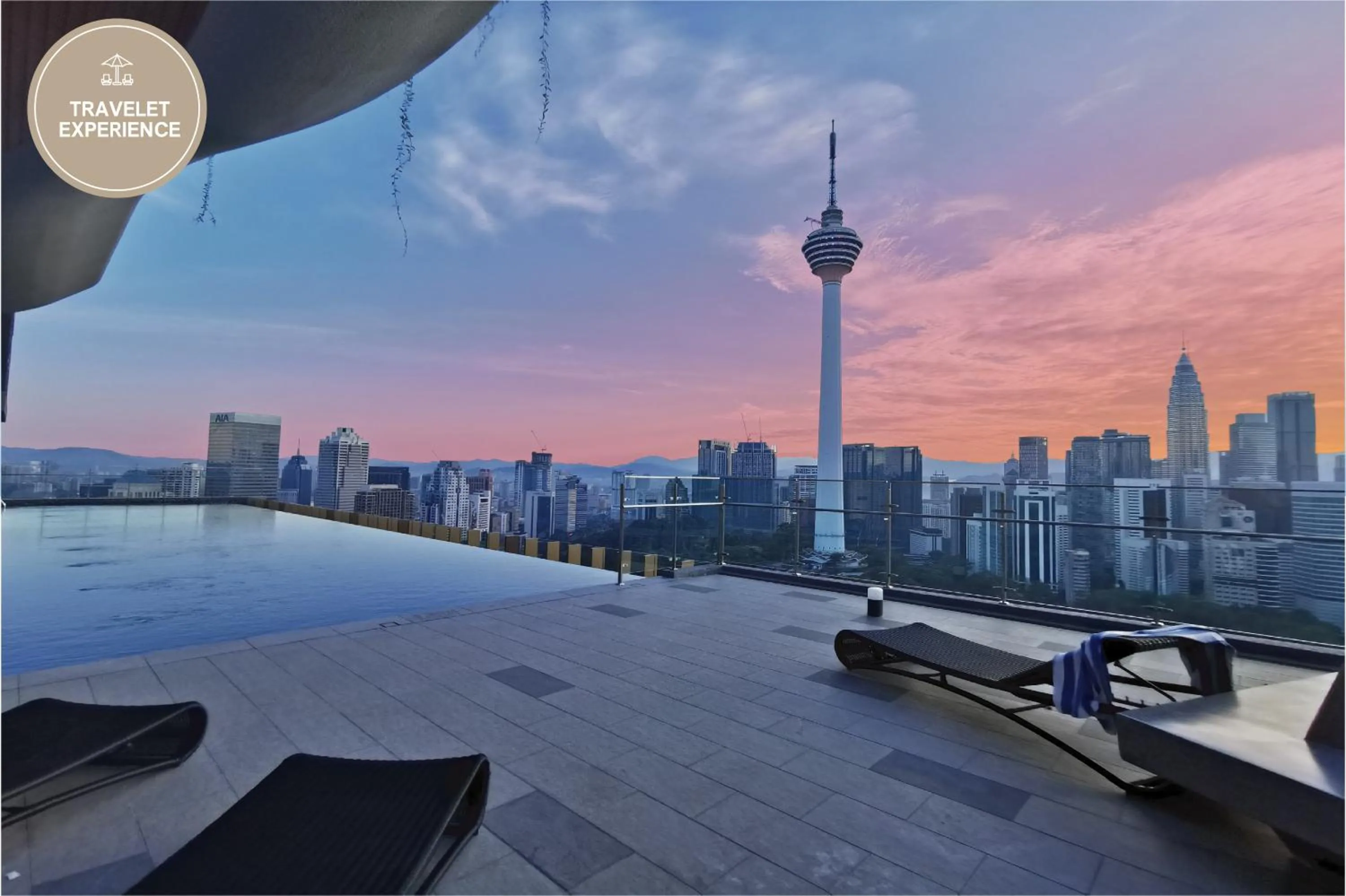 Swimming pool in Ceylonz Suite KLCC, Travelet